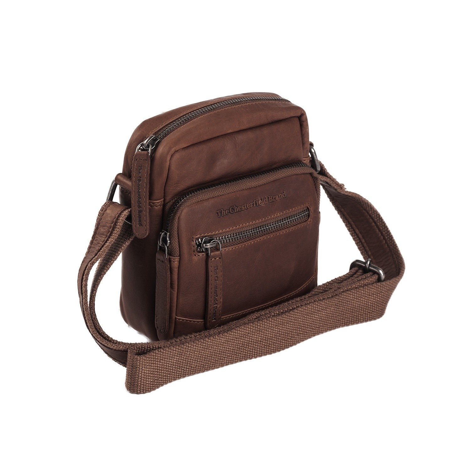 Leren Crossbody Tas Bruin Bremen