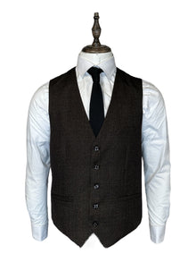 Cavani Caridi - Gilet Dark Brown