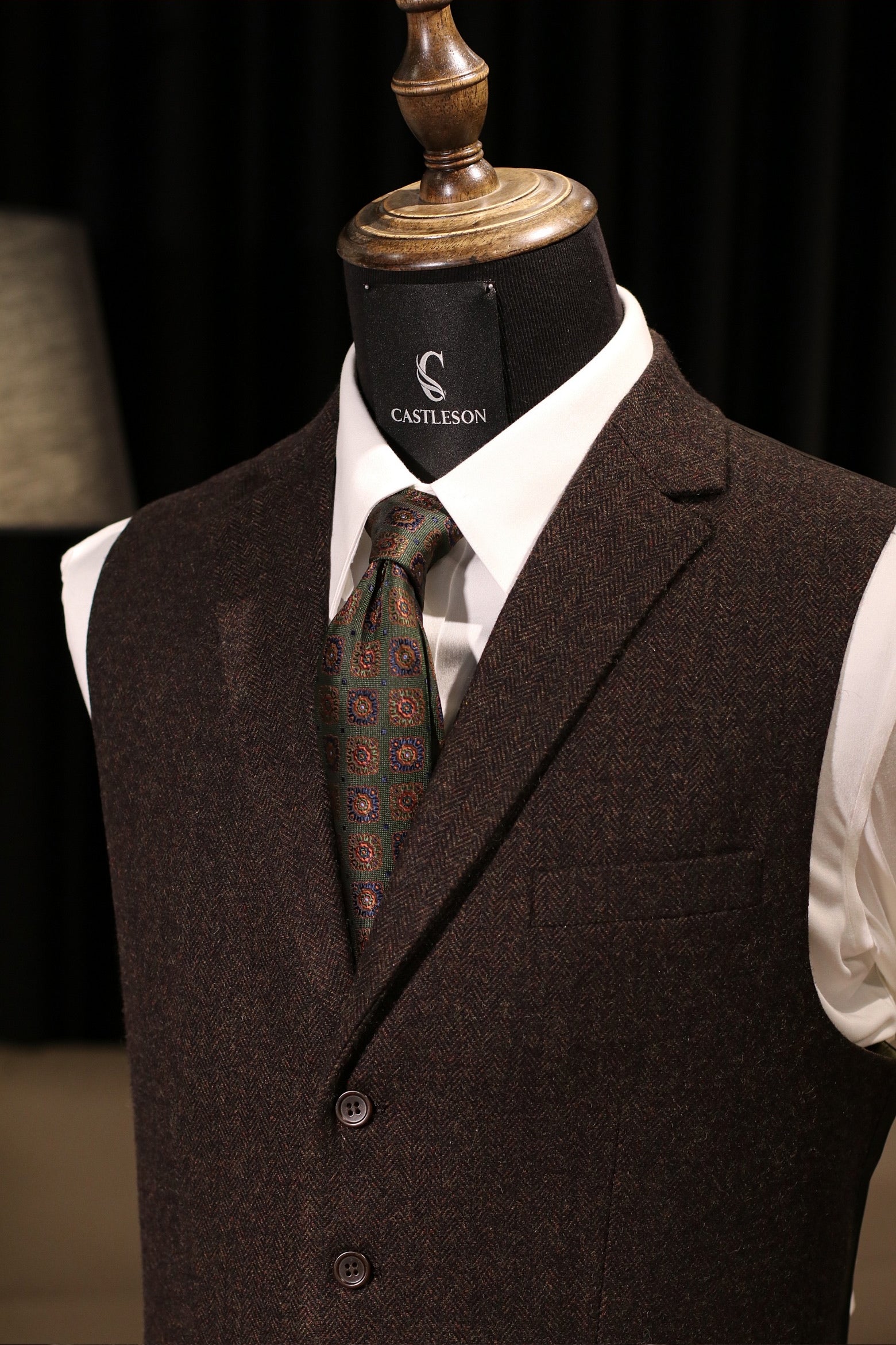 CASTLESON Chief – Gilet Bruin Heren 10
