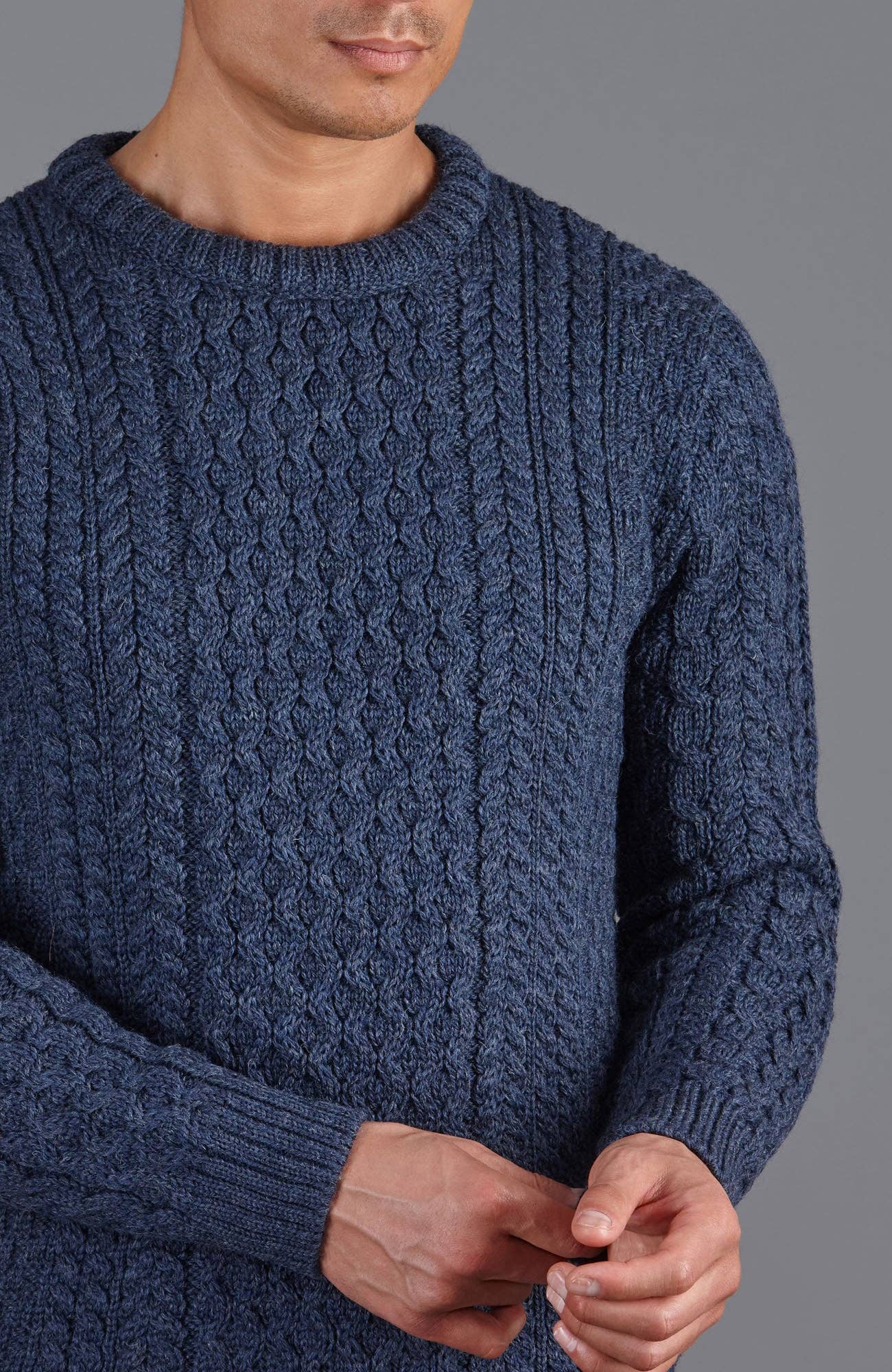 Hisir Heren winter kabel gebreide truien casual ronde hals warme lange mouwen pullover trui tops voor mannen, Donkergrijs, L Hisir Heren winter kabel gebreide truien casual ronde hals warme lange mouwen pullover trui tops voor mannen, Donkergrijs, L
