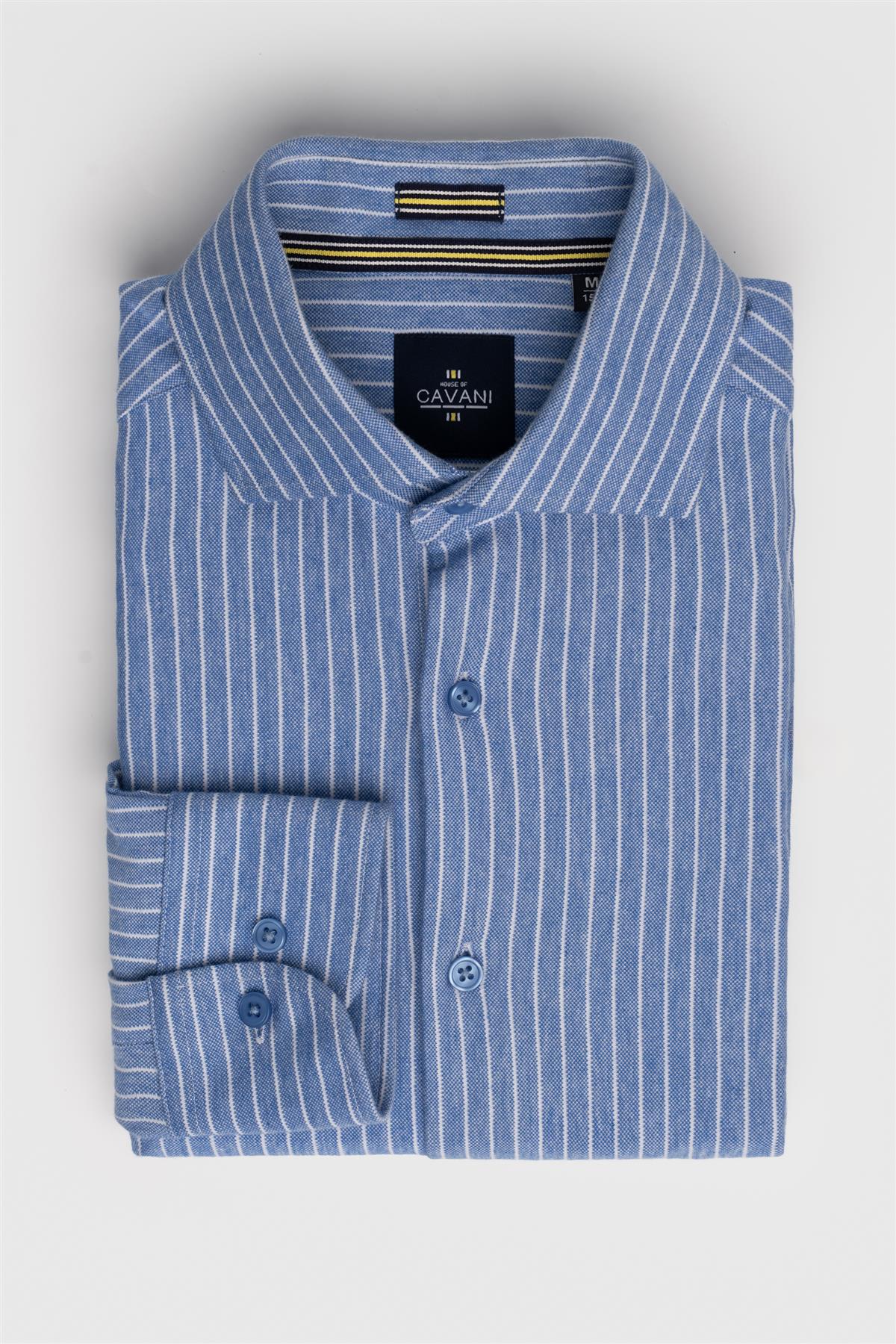 Cavani - Ashley Overhemd Blue Striped