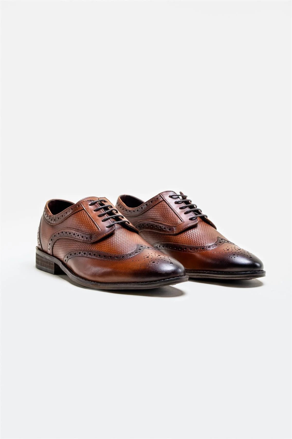 Cavani Orleans Schoenen Tan - Wingtip Brogue