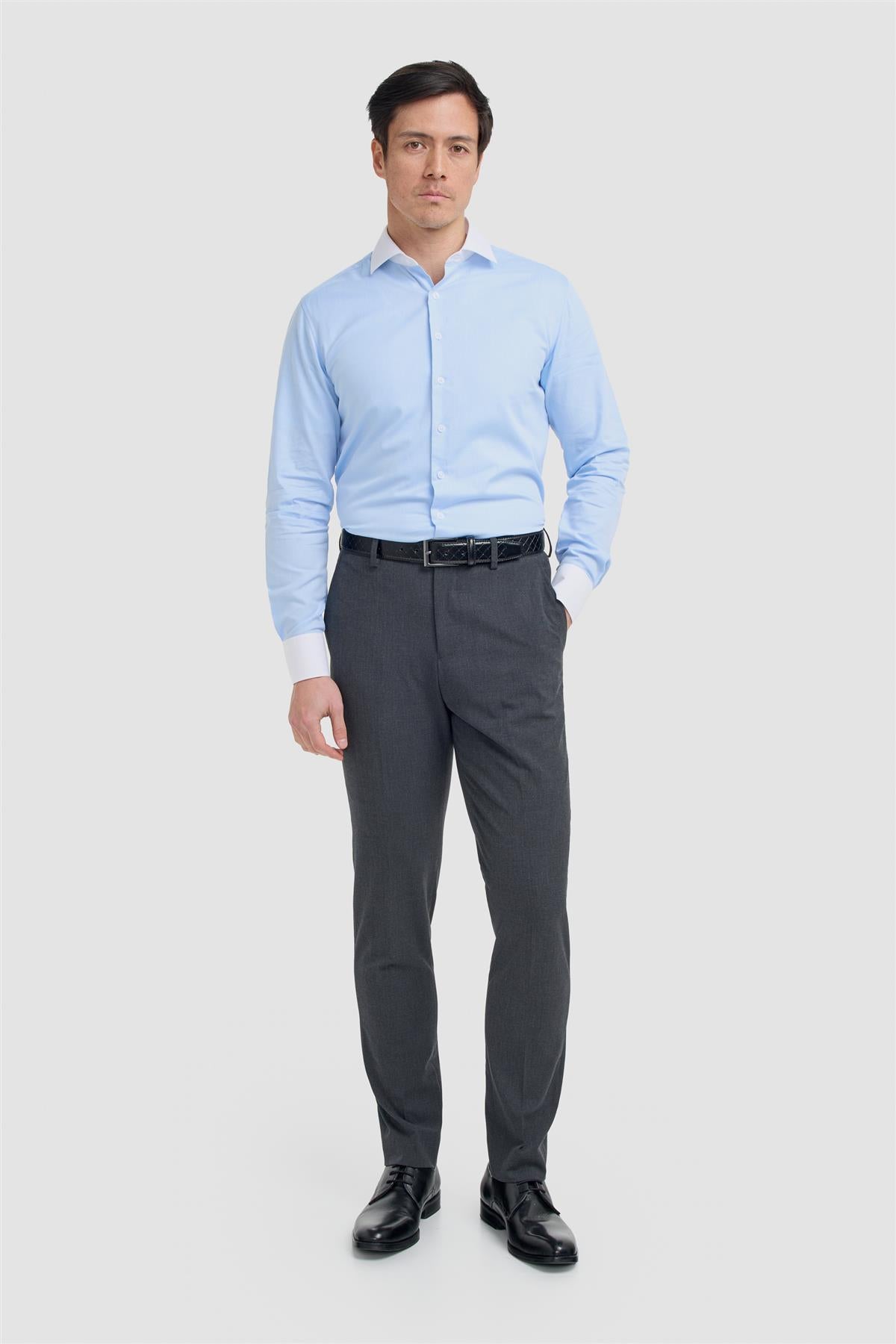 Cavani Barnaby Blue - Overhemd heren 2