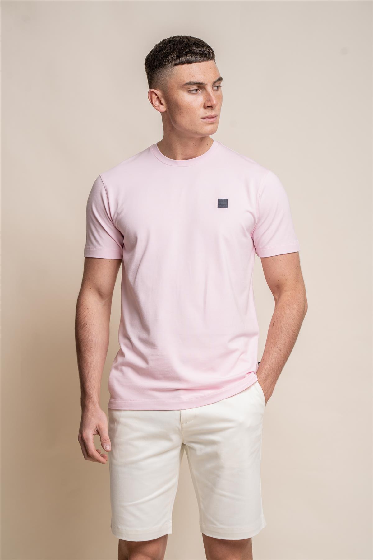Cavani Bogart Pink - T-shirt heren 7