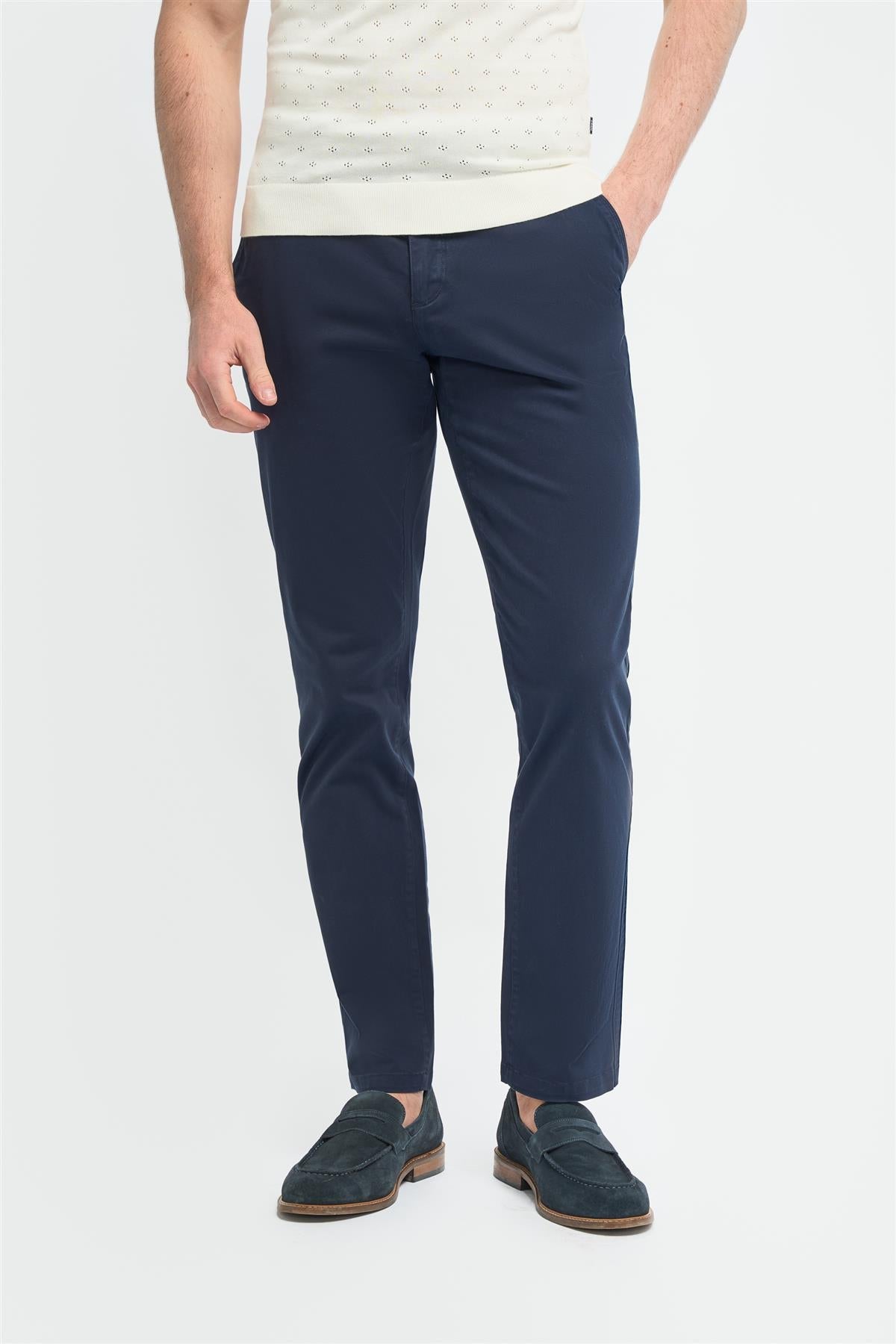 Cavani Hudson Navy - Chino heren Regular 1