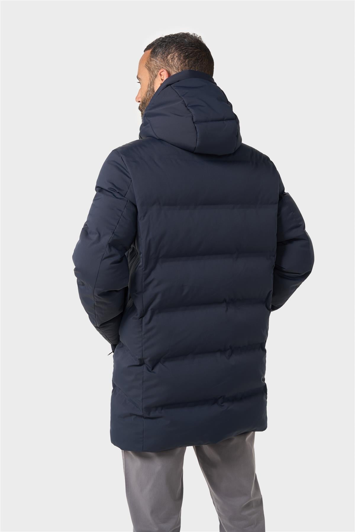 Cavani Delray Navy - Lange pufferjas heren 3