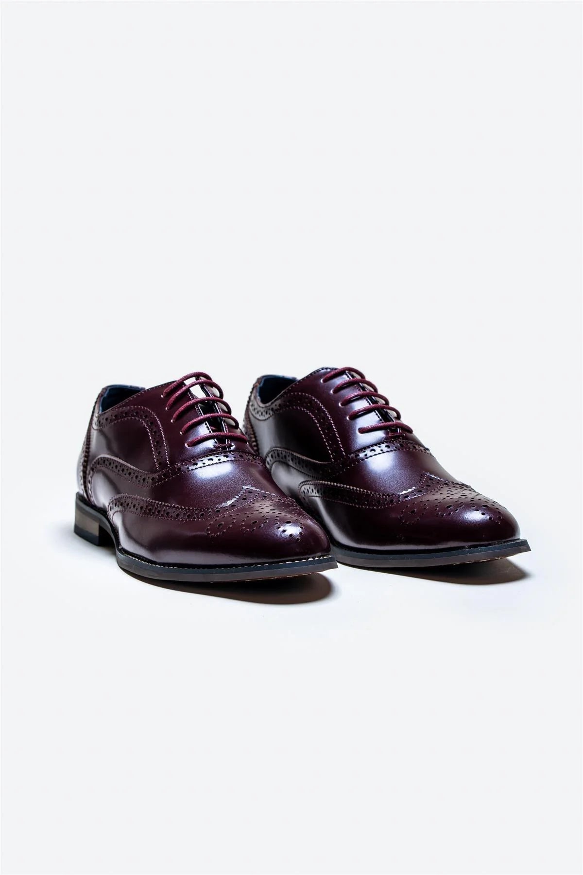 Cavani Clark Schoenen Wine - Wingtip Brogue