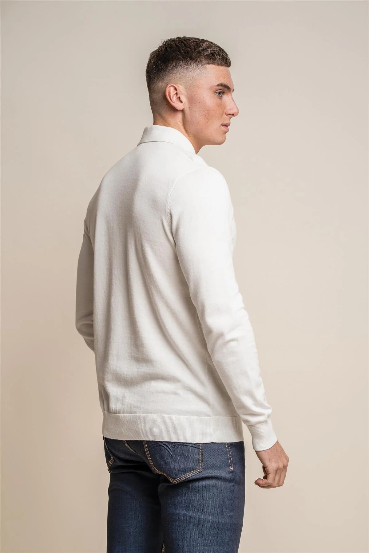 Diablo Navy - Pullover Heren met Rits - Cavani