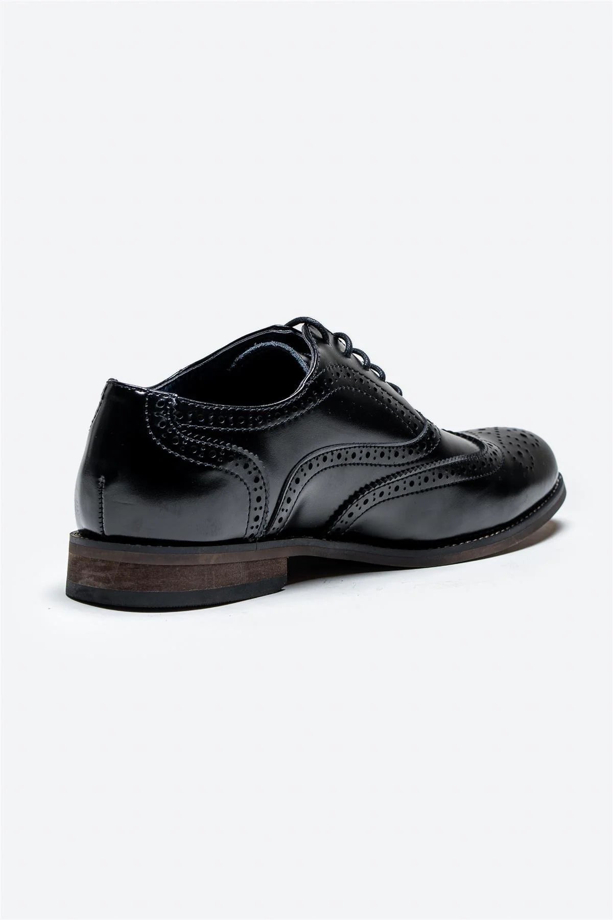 Cavani Clark Schoenen Black - Wingtip Brogue