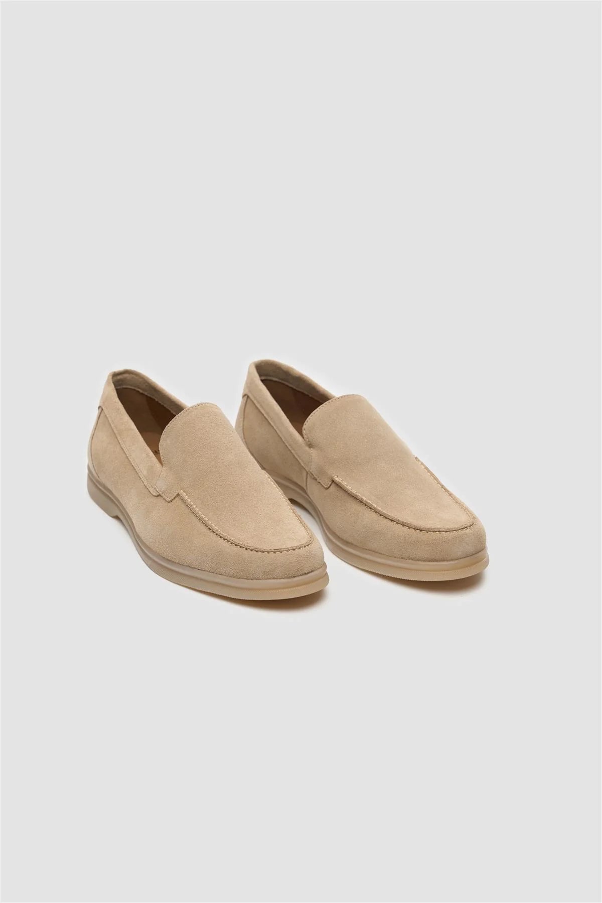 Cavani Breezy Suède Loafers - Sand