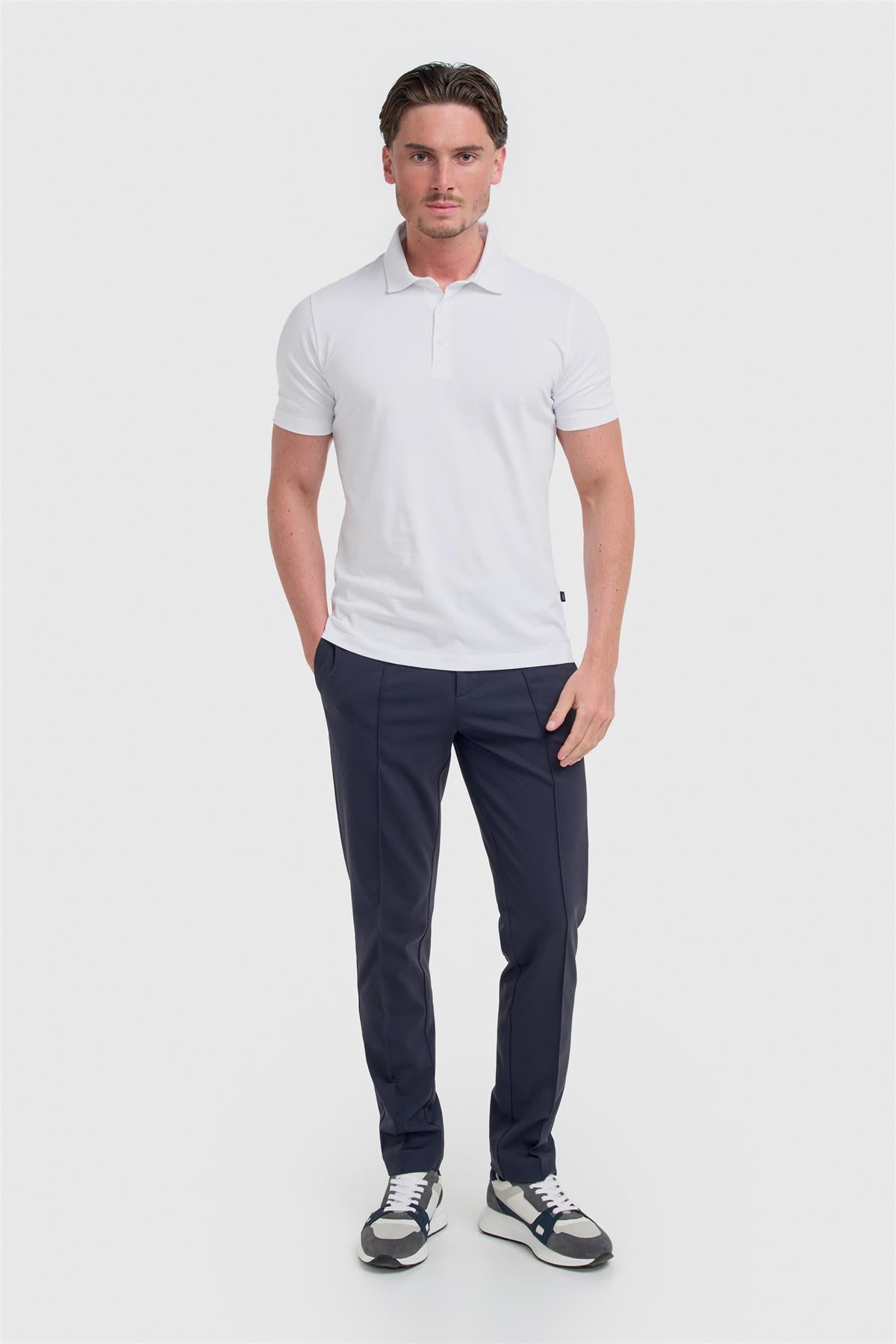 Cavani Sanchez White - Katoenen polo heren 2