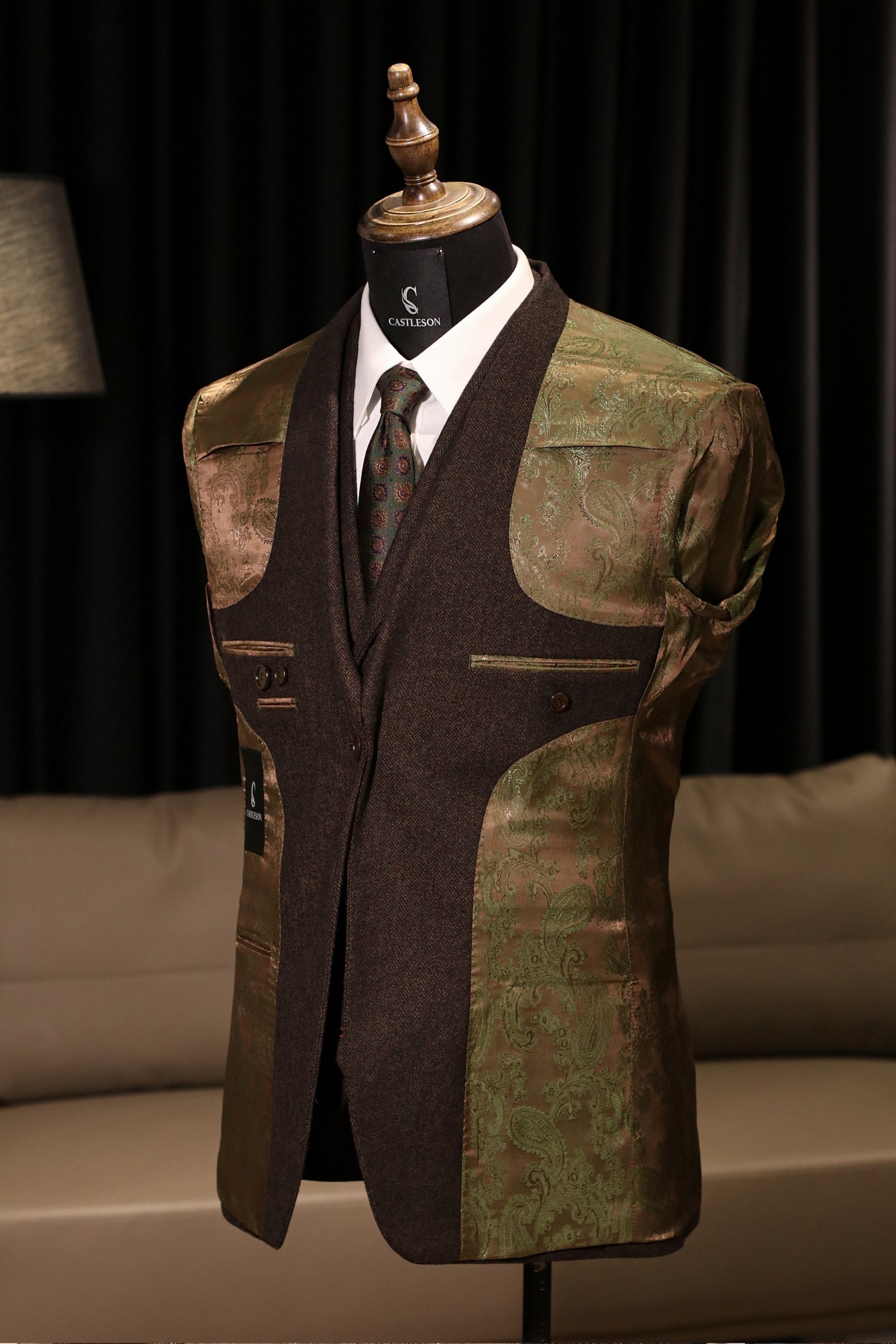 CASTLESON Chief – Gilet Bruin Heren 5