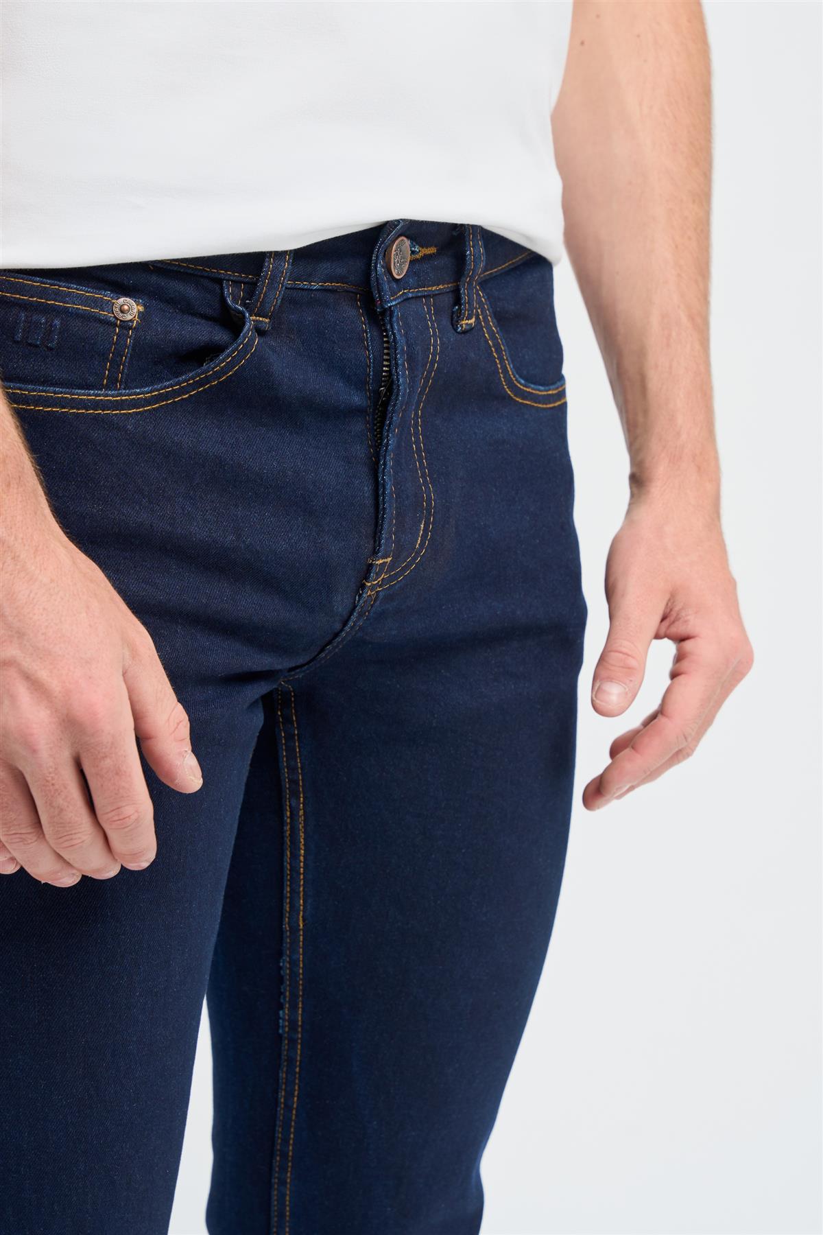 Cavani Milano Denim Blue - Stretch jeans heren 4