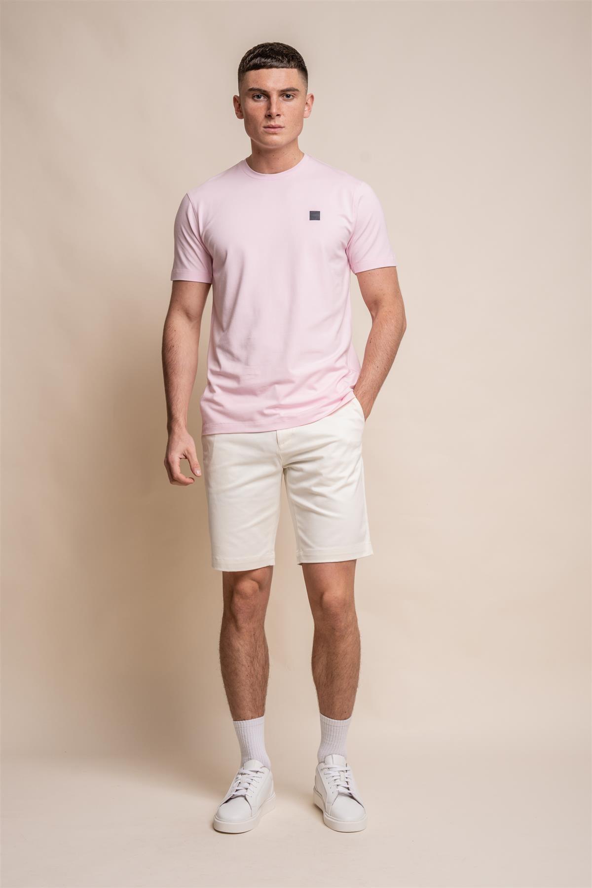 Cavani Bogart Pink - T-shirt heren 2