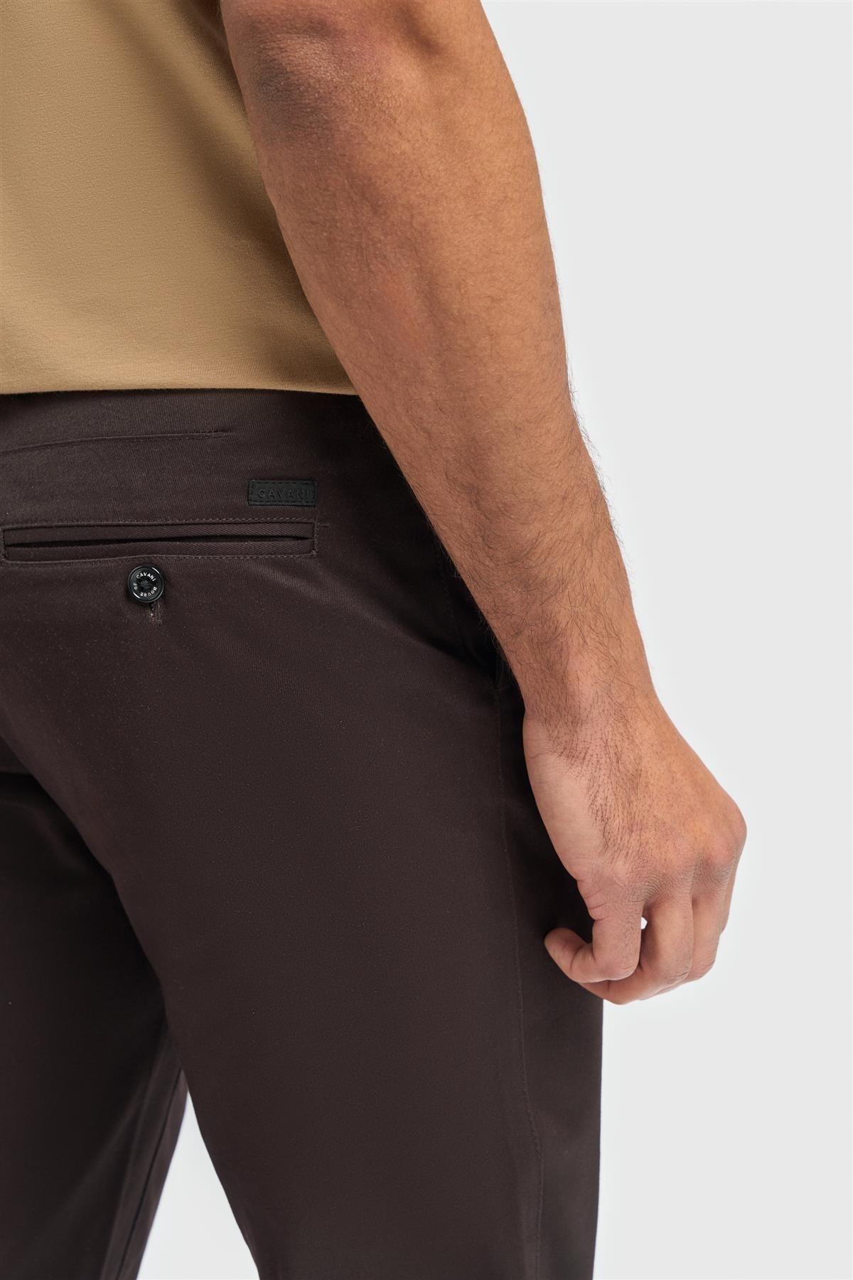 Cavani Dakota Chocolate - Korte chino broek heren 5