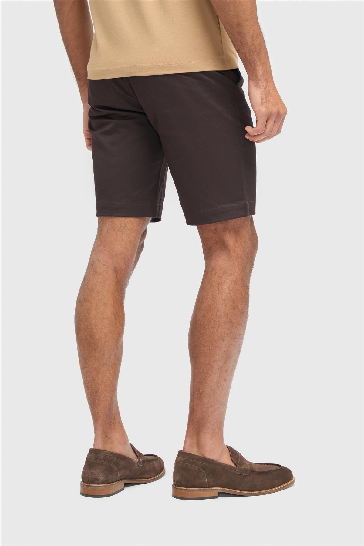 Cavani Dakota Chocolate - Korte chino broek heren 3
