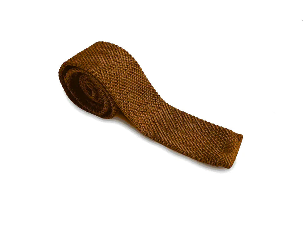 Stropdas rusty gebreid - Castleson Limited rusty