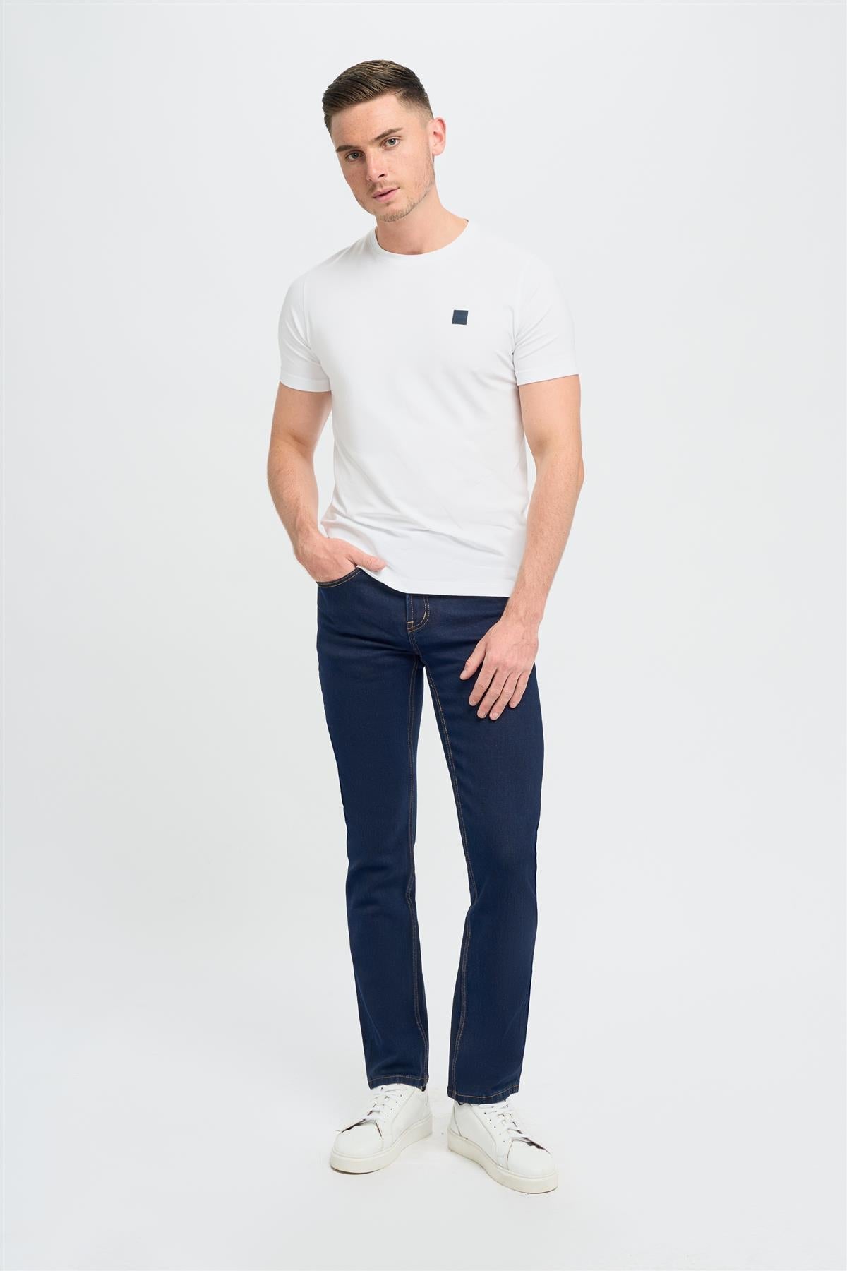 Cavani Milano Denim Blue - Stretch jeans heren 2