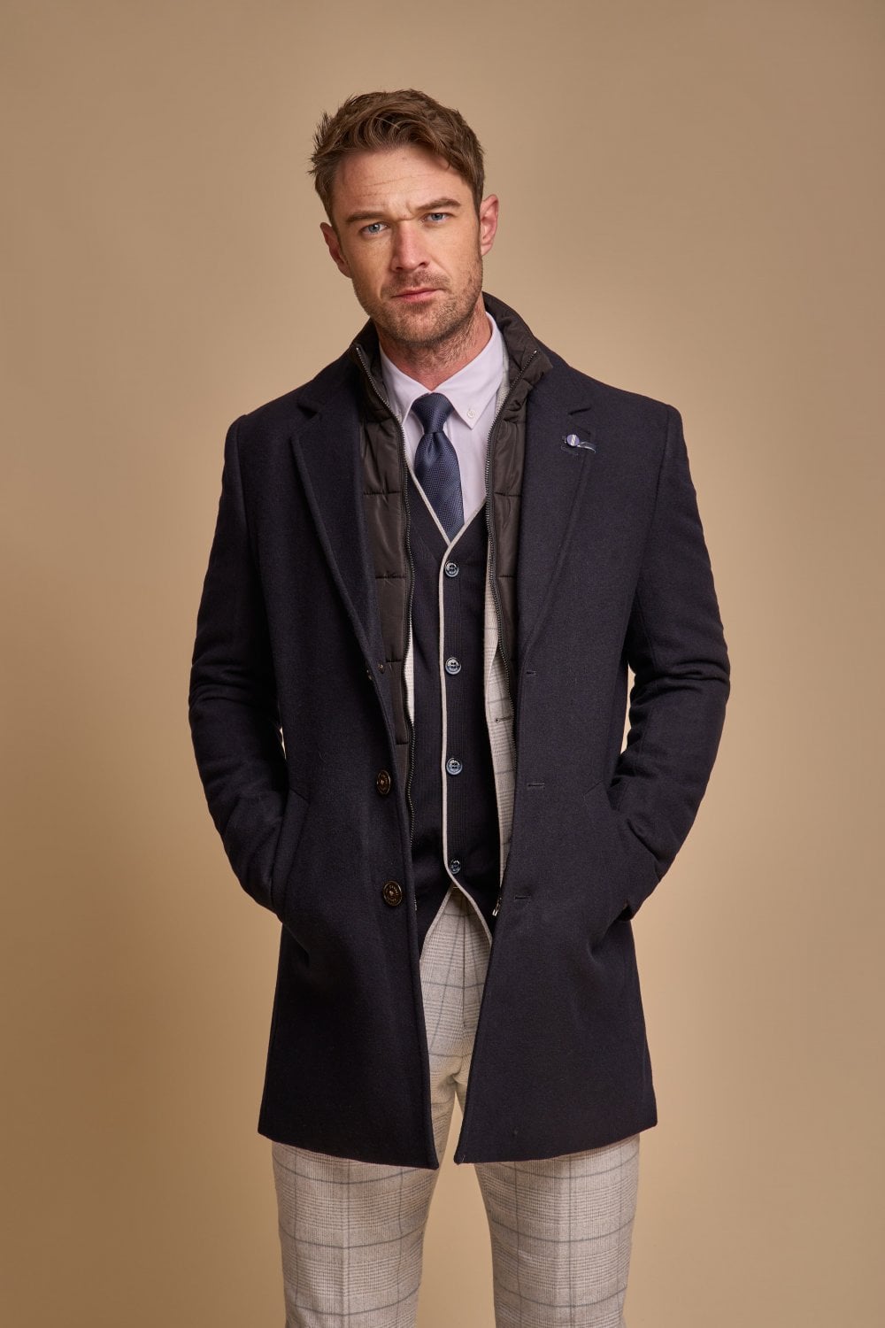 Cavani Sanford coat - Navy - jas