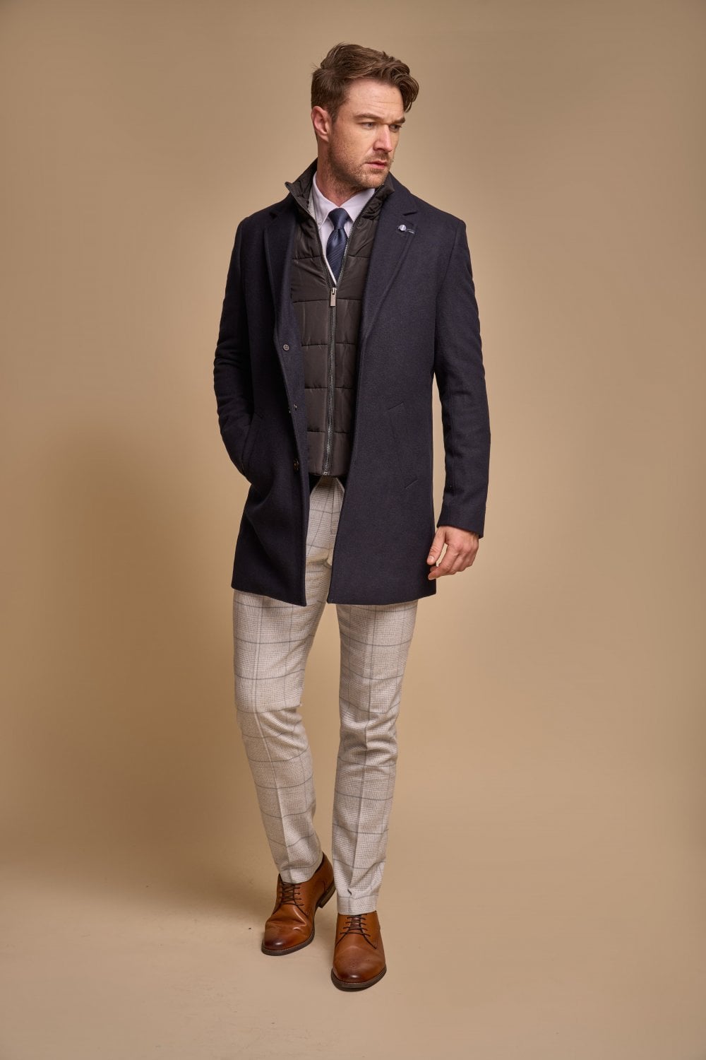 Cavani Sanford coat - Navy - jas