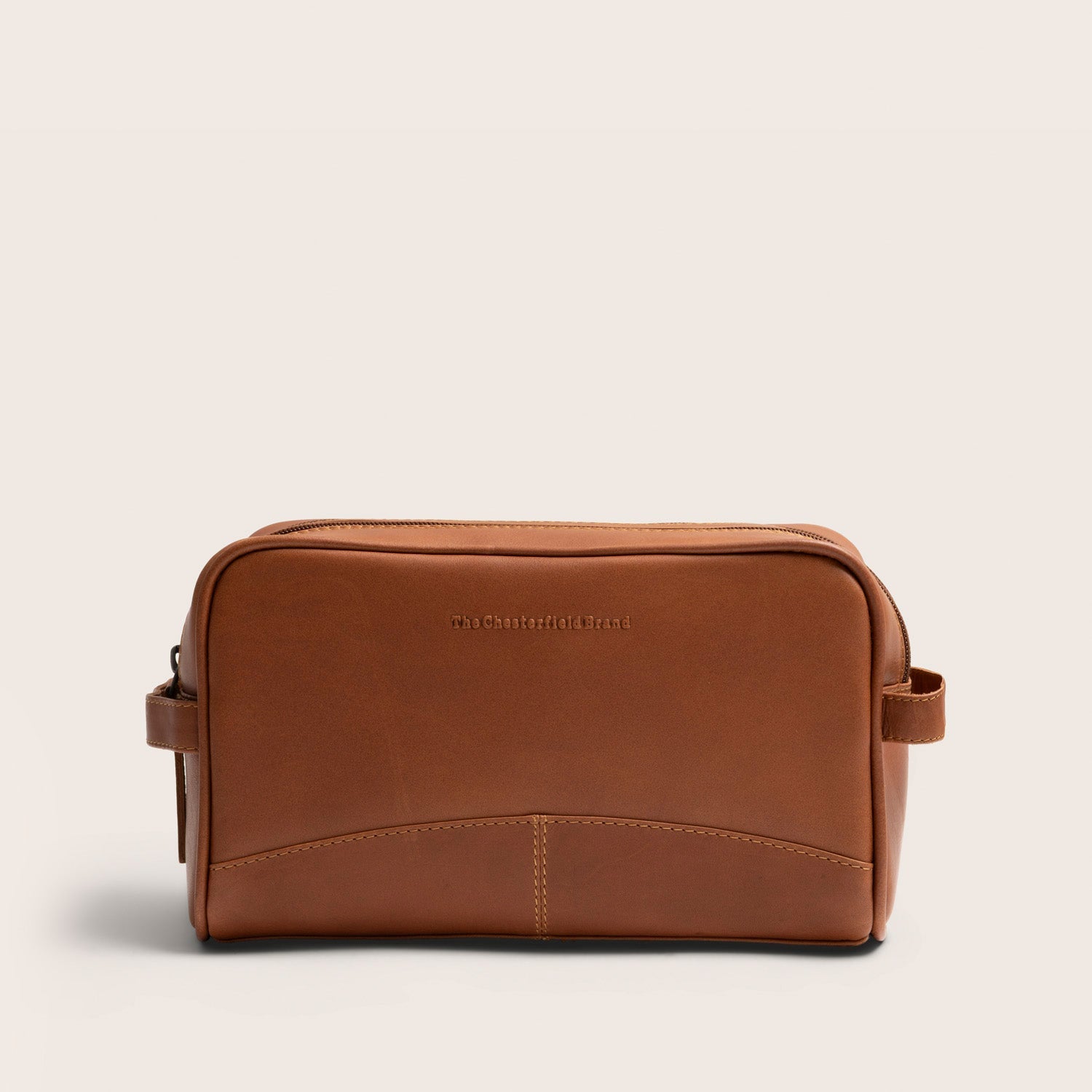 Leren Toilettas Cognac Stacey