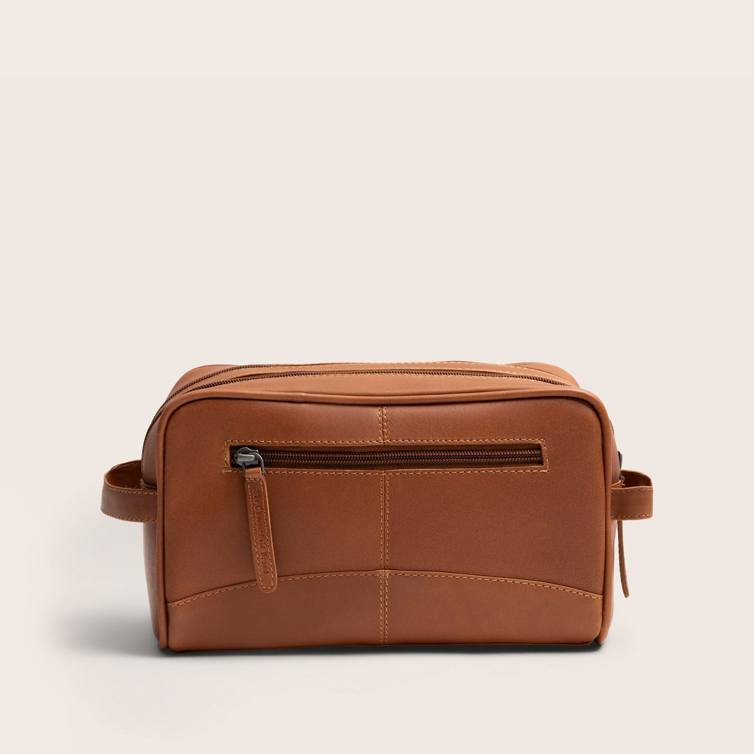 Leren Toilettas Cognac Stacey