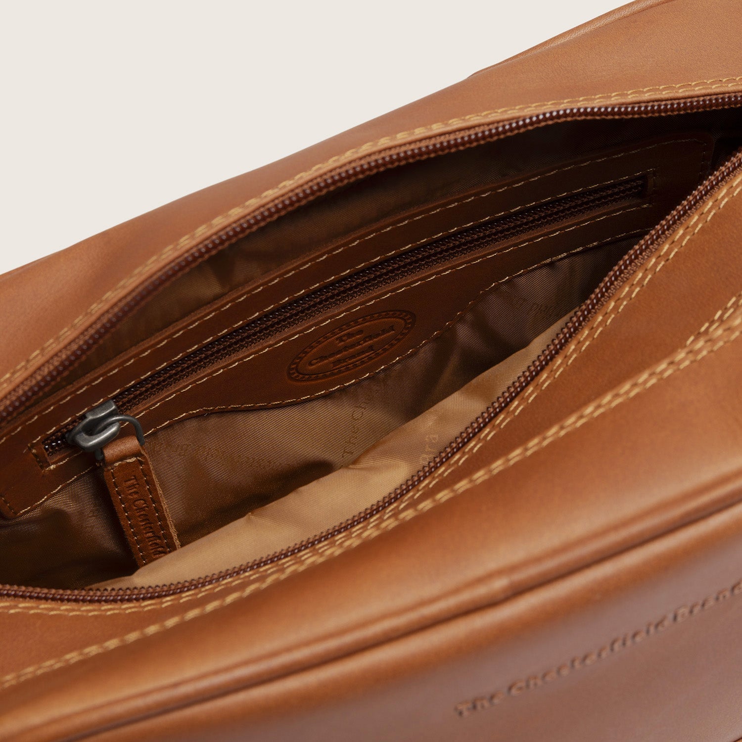 Leren Toilettas Cognac Stacey