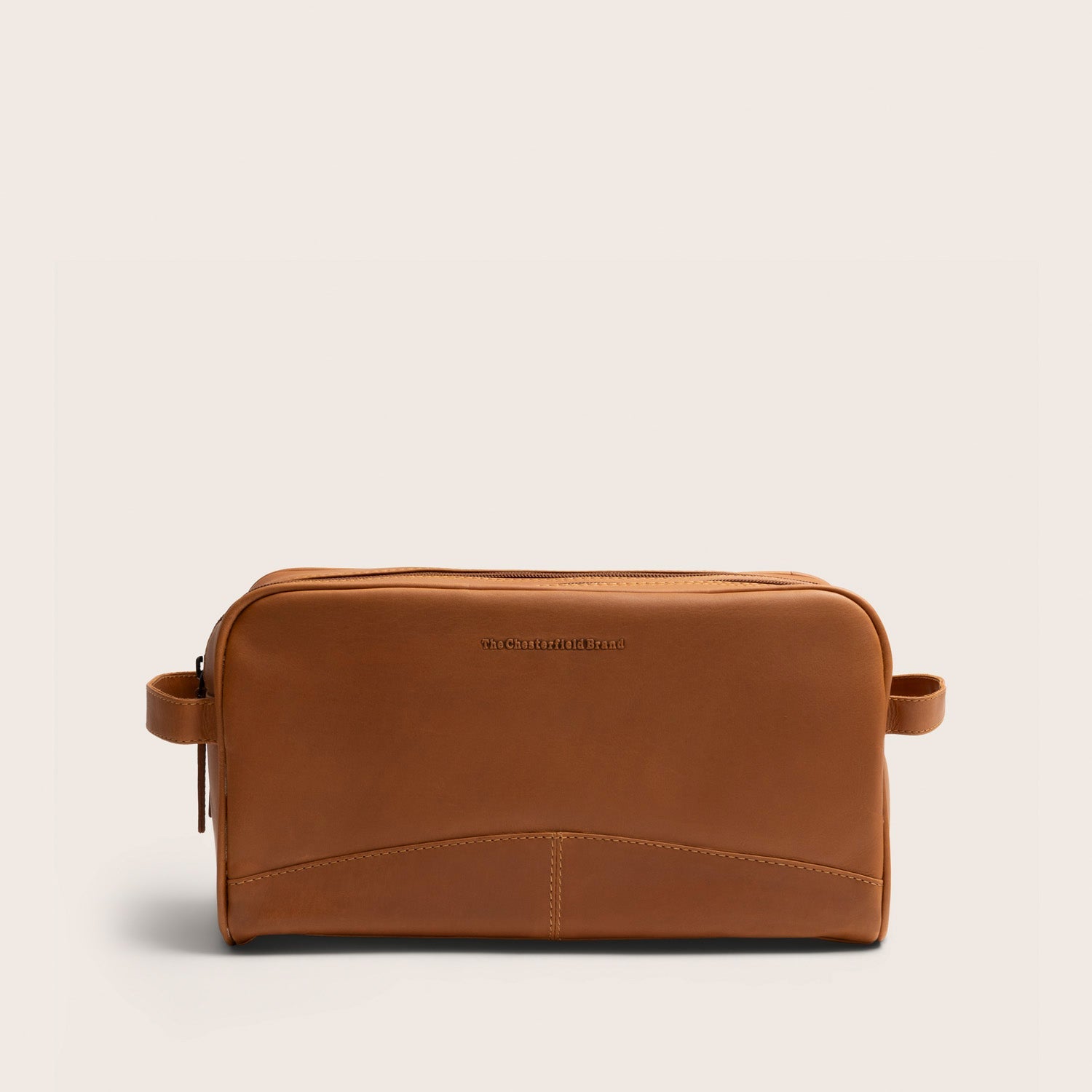 Leren Toilettas Cognac Stefan