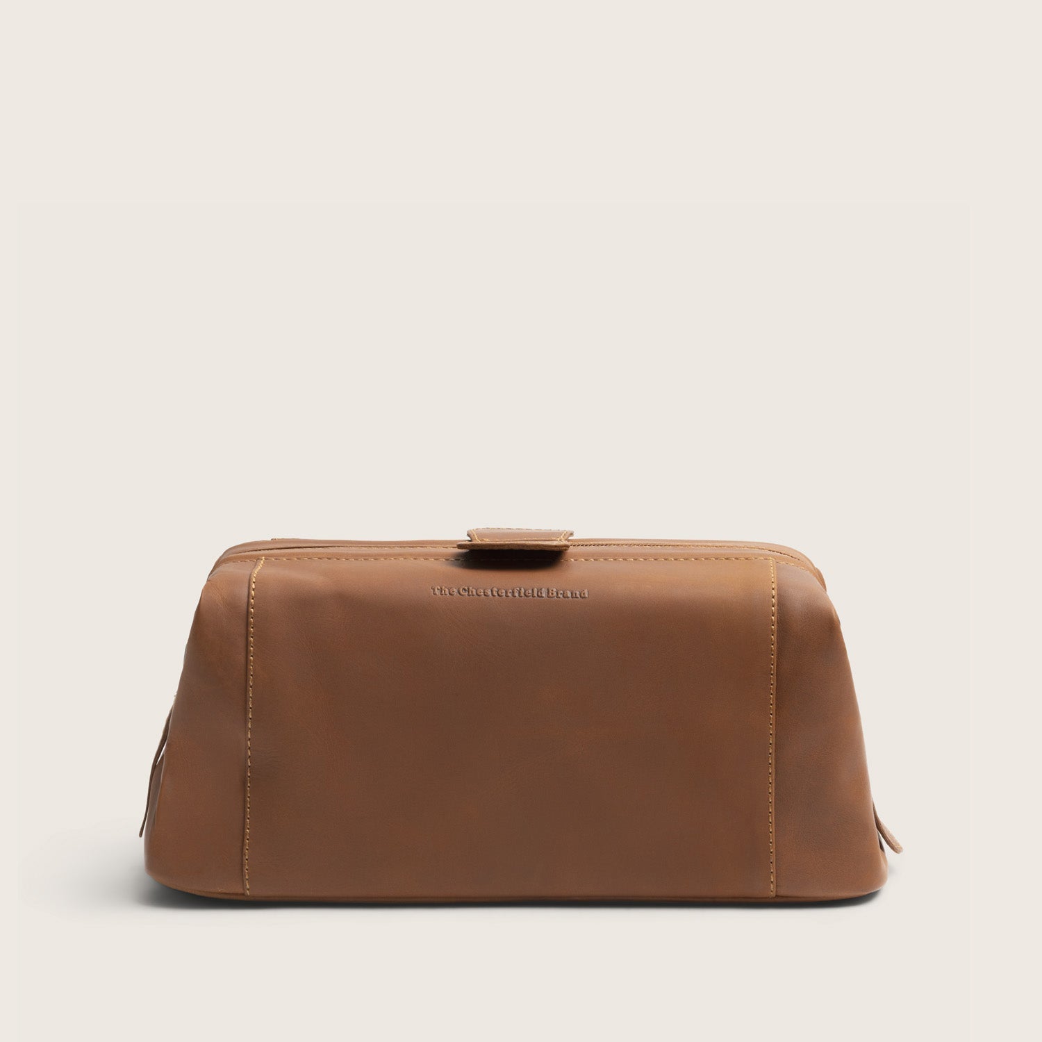 Leren Toilettas Cognac Vince