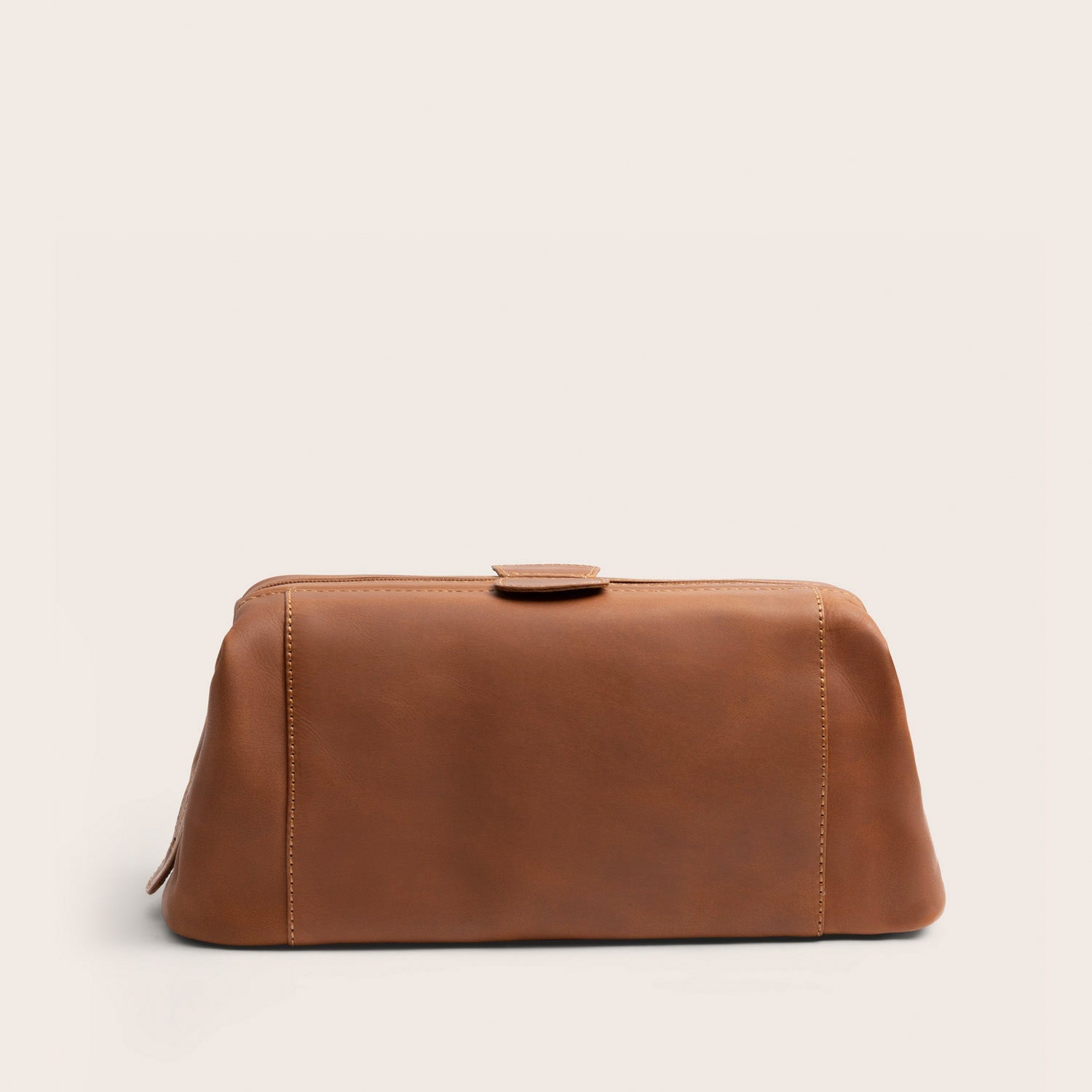 Leren Toilettas Cognac Vince