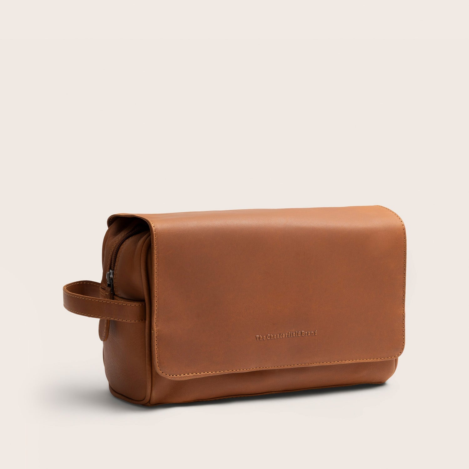 Leren Toilettas Cognac Rosario