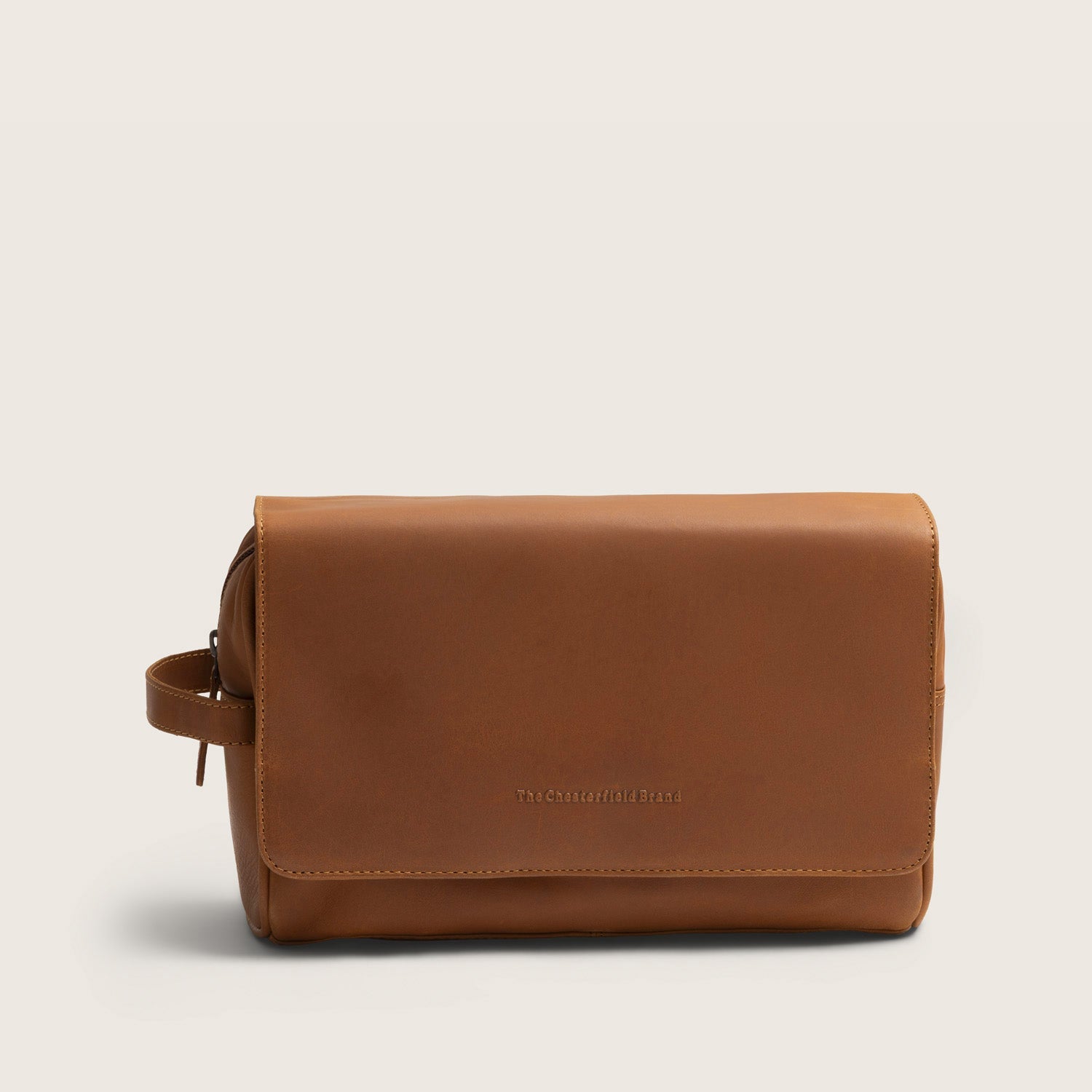 Leren Toilettas Cognac Rosario