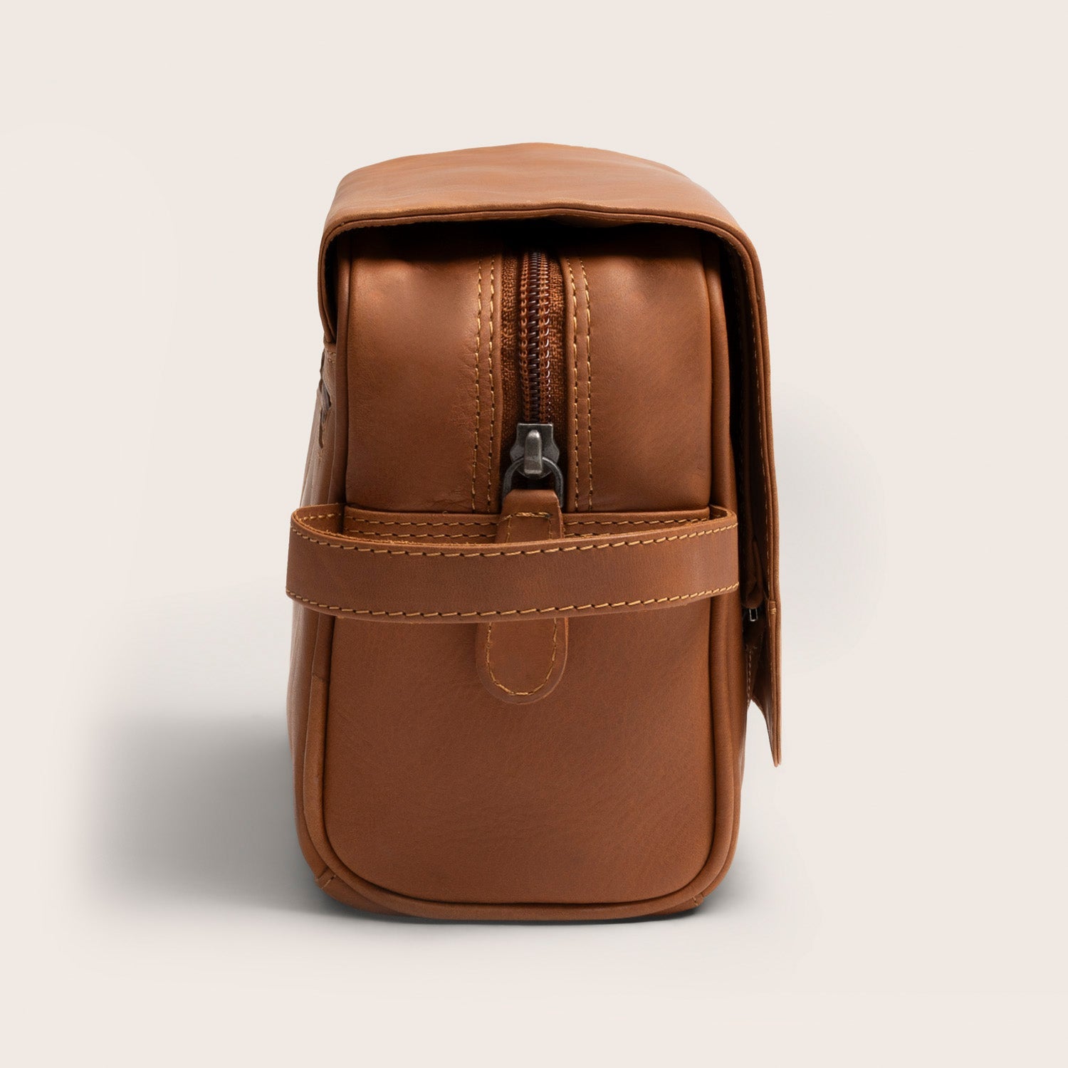 Leren Toilettas Cognac Rosario