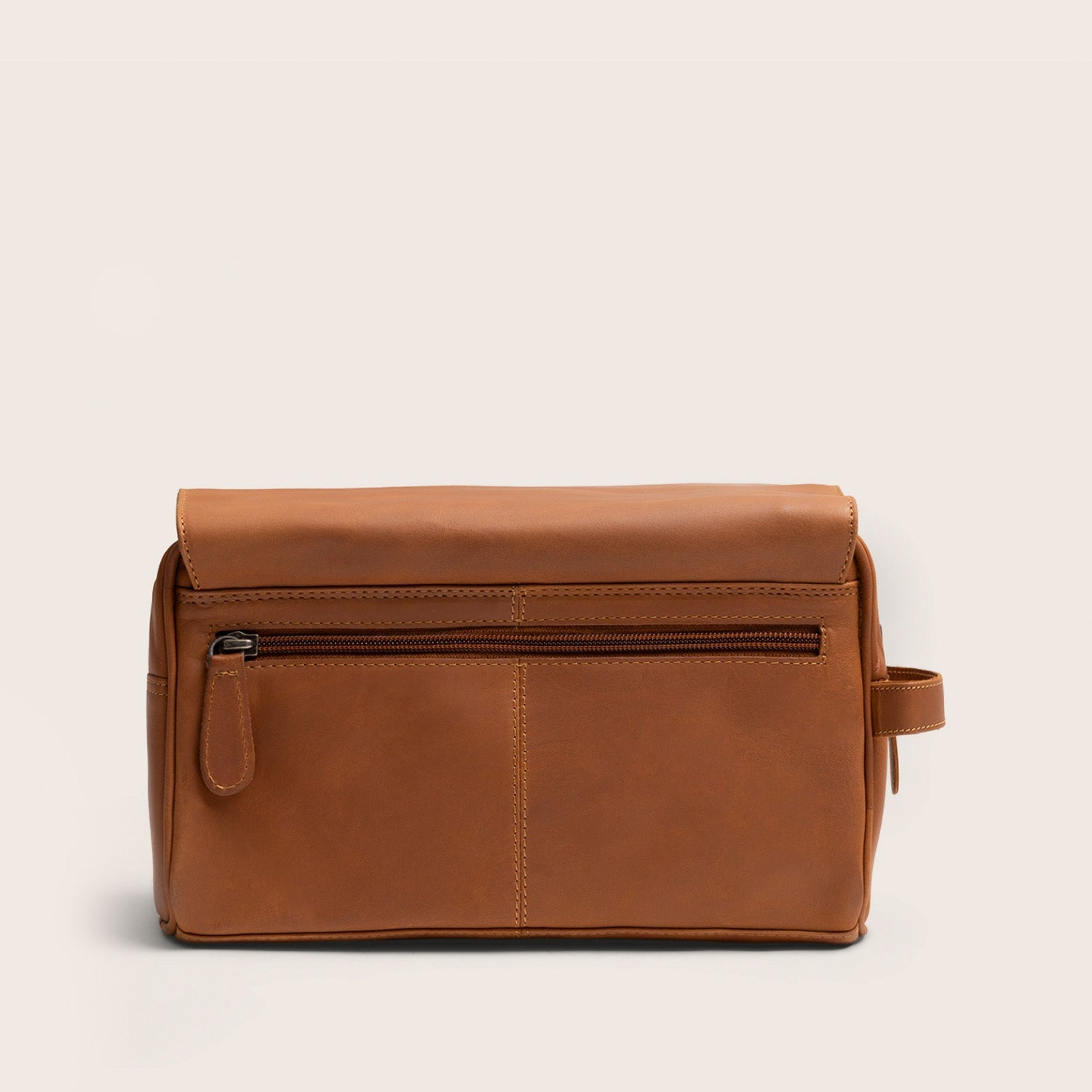 Leren Toilettas Cognac Rosario