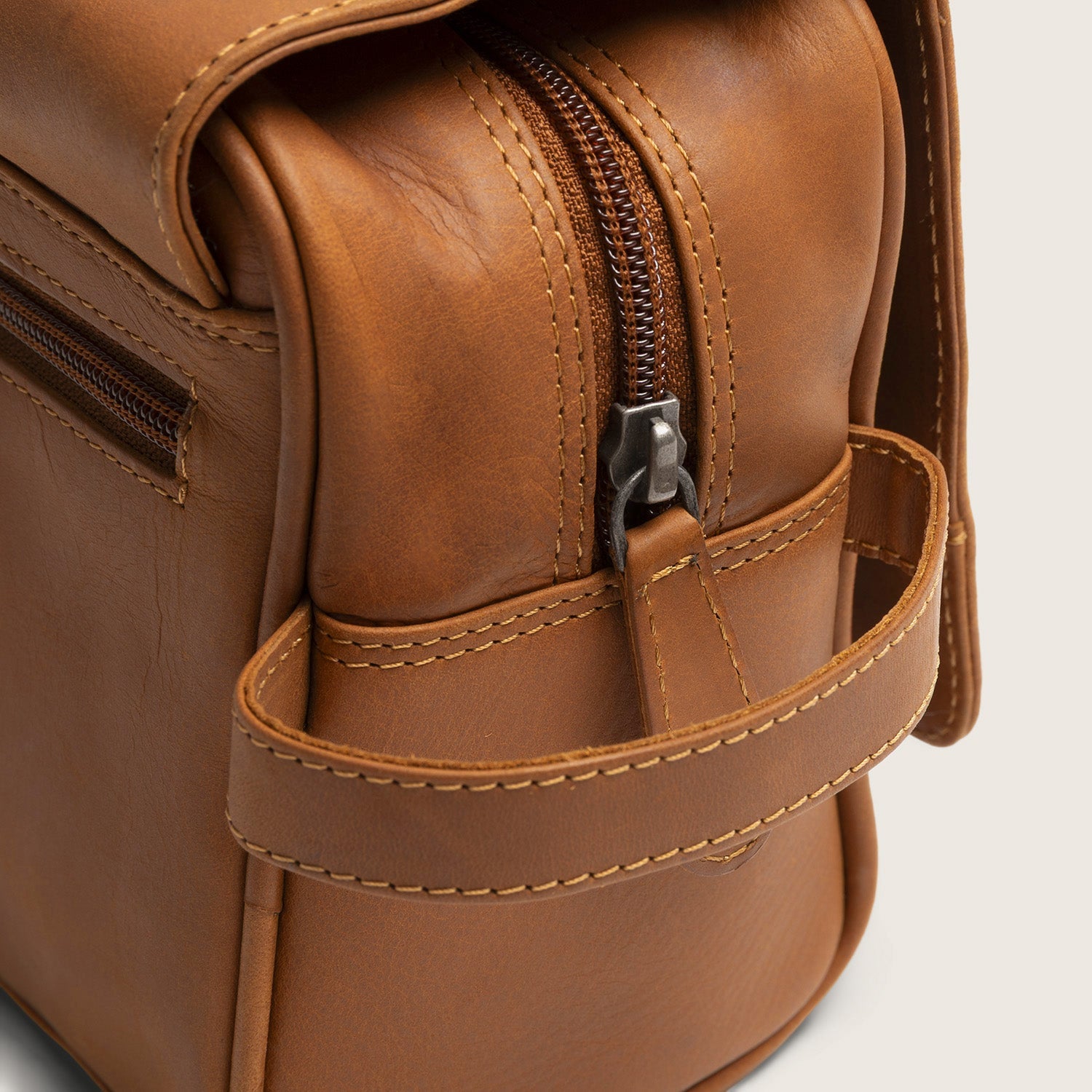 Leren Toilettas Cognac Rosario