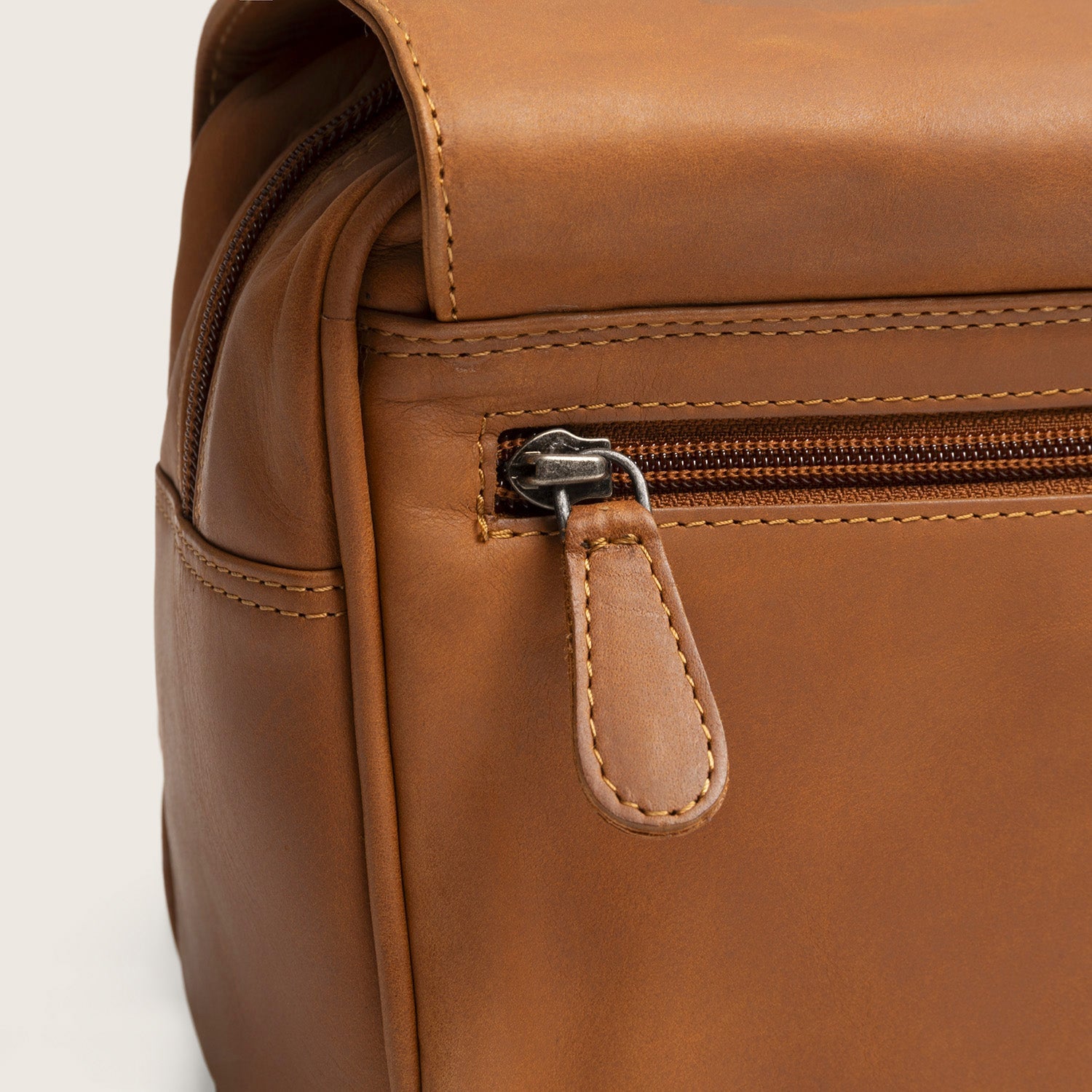 Leren Toilettas Cognac Rosario