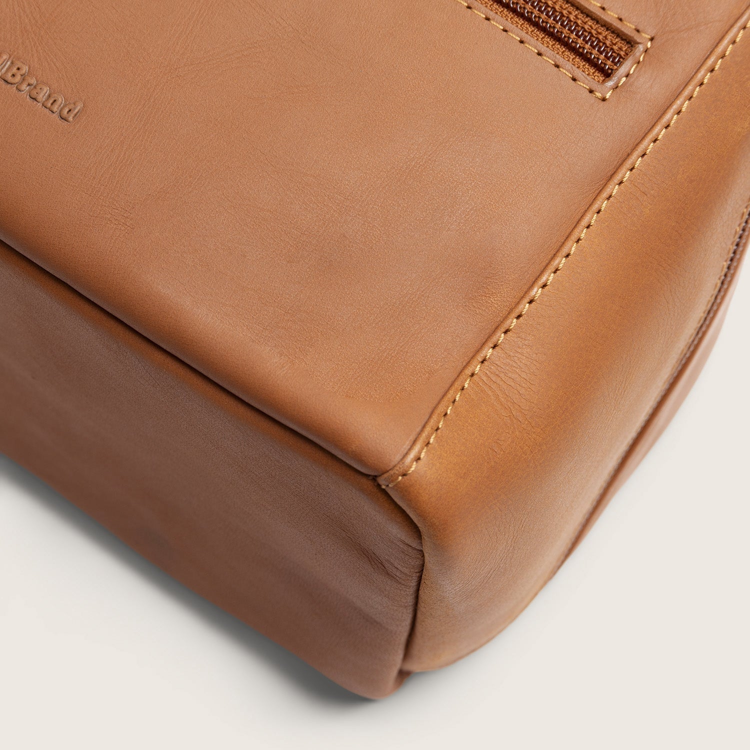 Leren Toilettas Cognac Elmia
