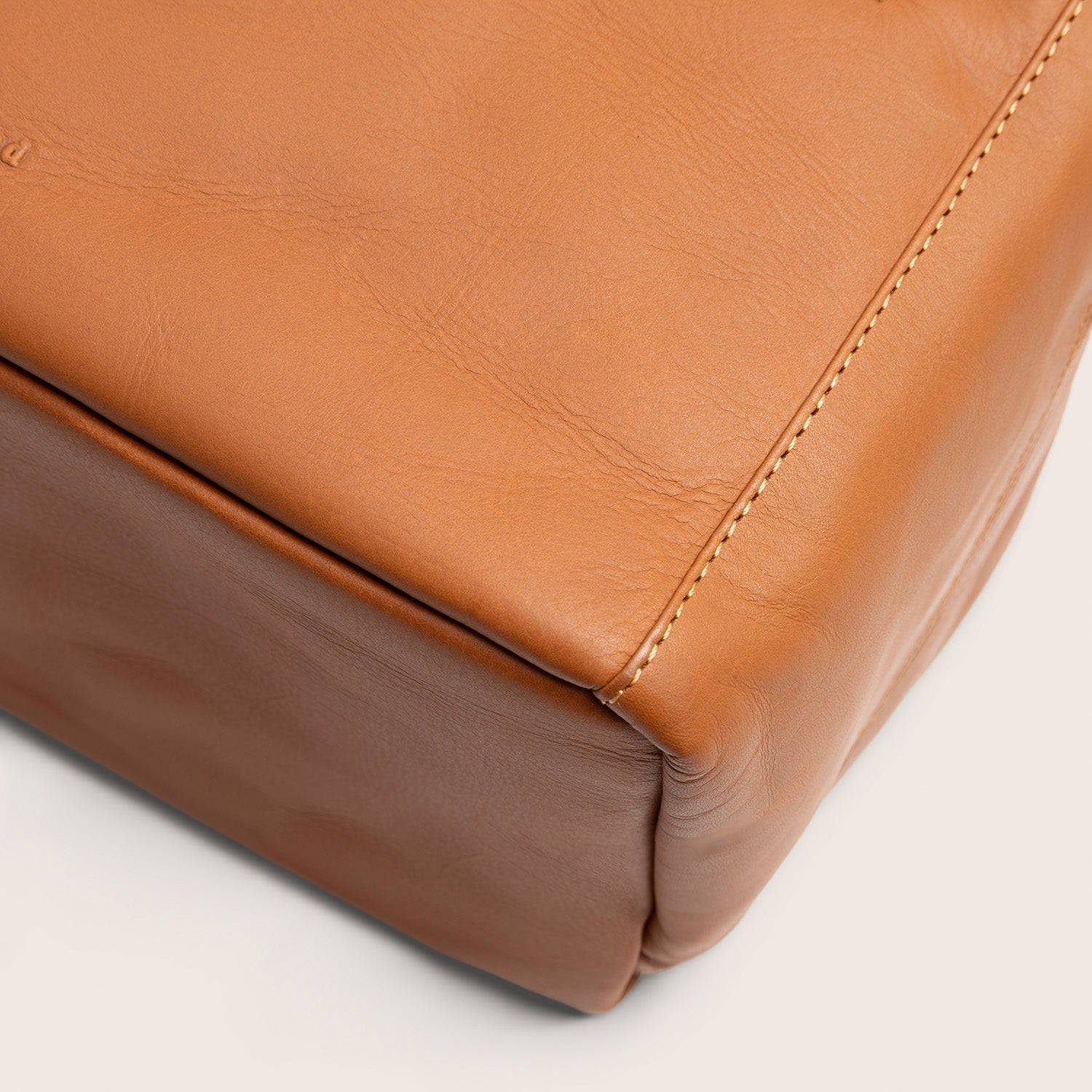 Leren Toilettas Cognac Trevia