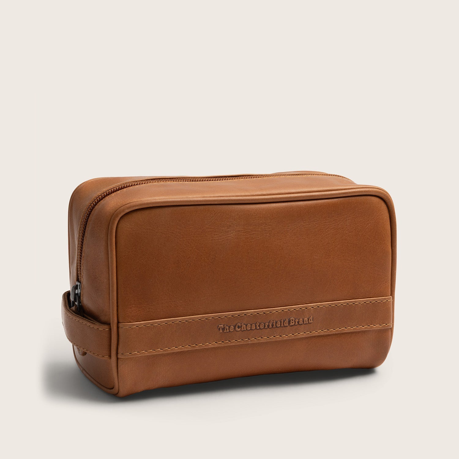 Leren Toilettas Cognac Tavira