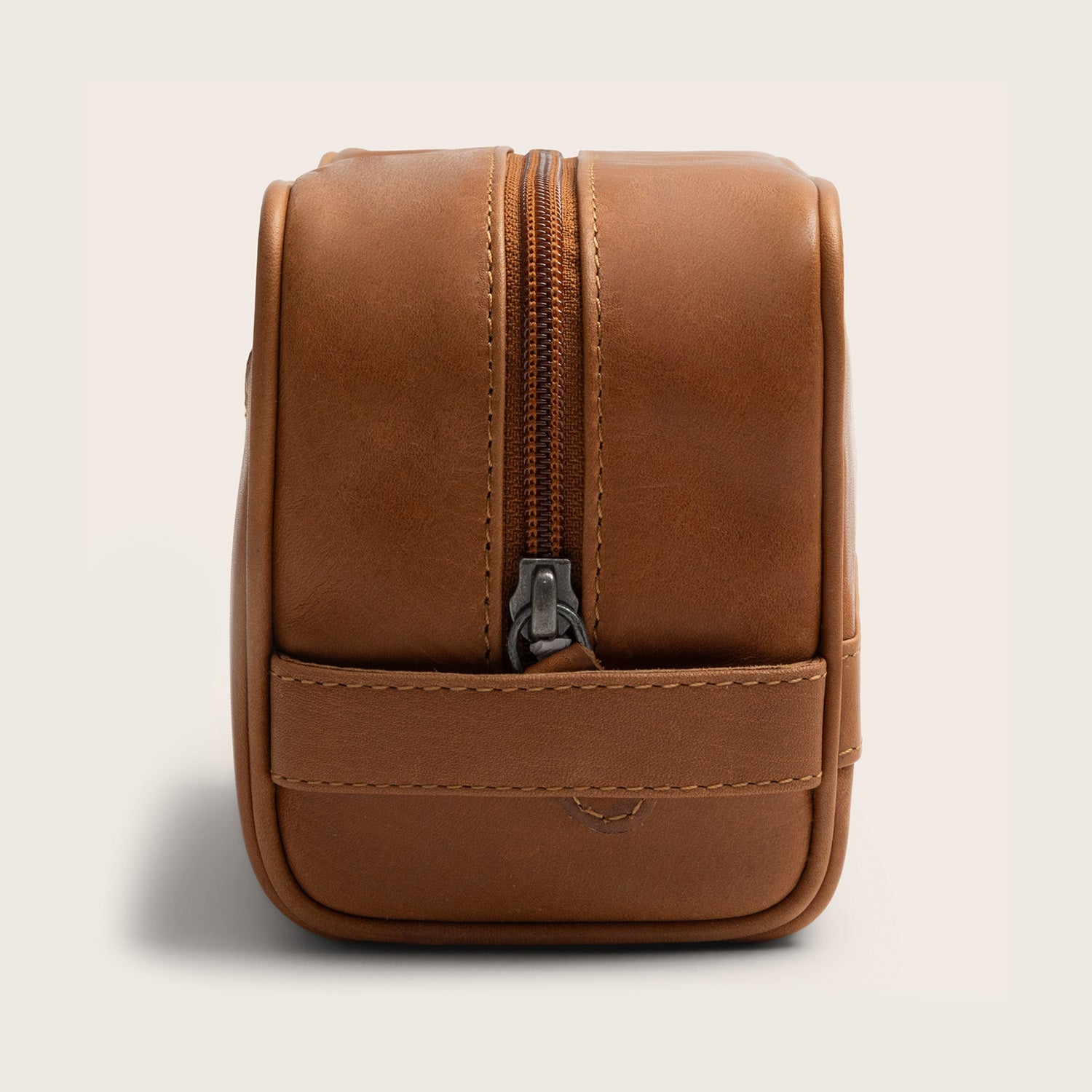Leren Toilettas Cognac Tavira