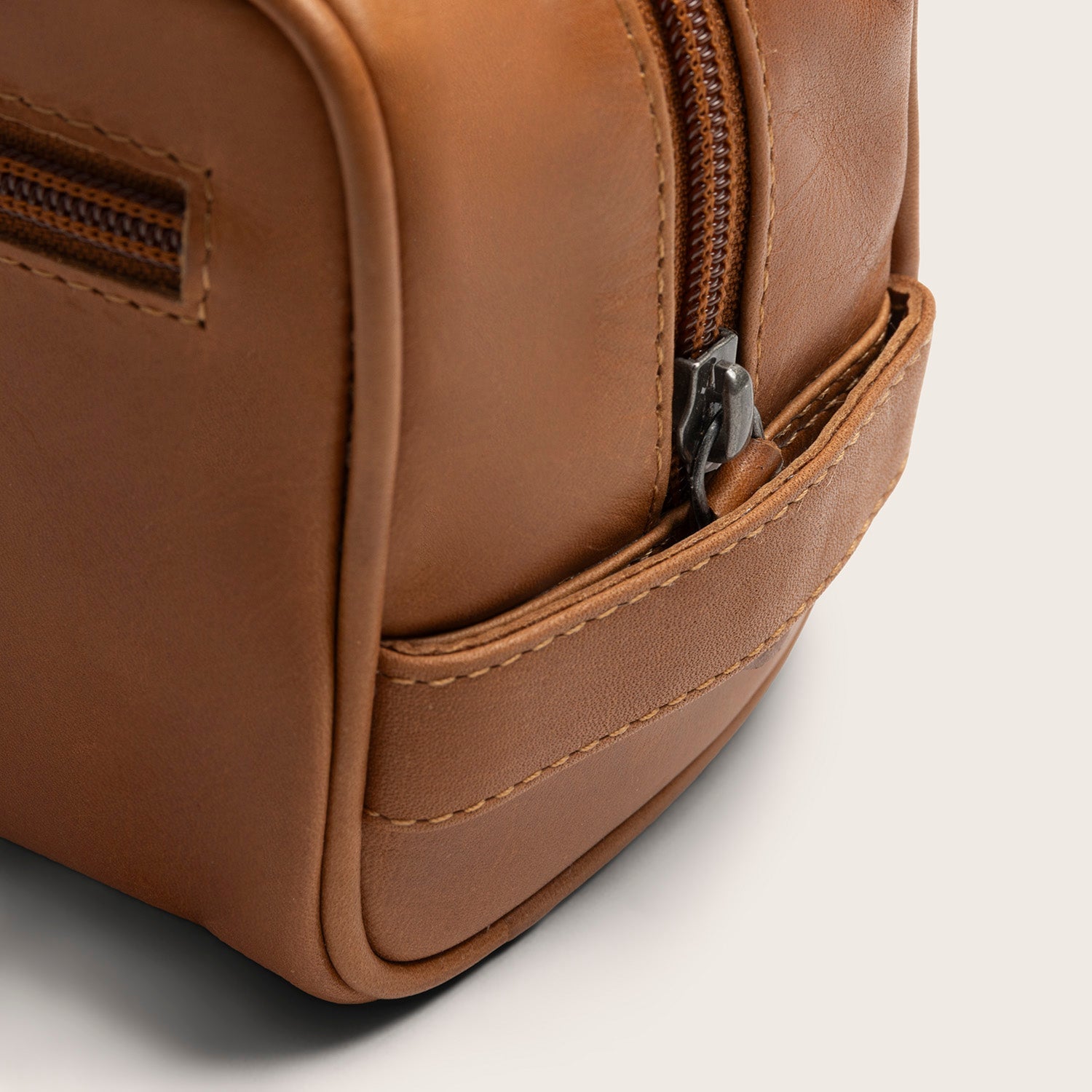 Leren Toilettas Cognac Tavira