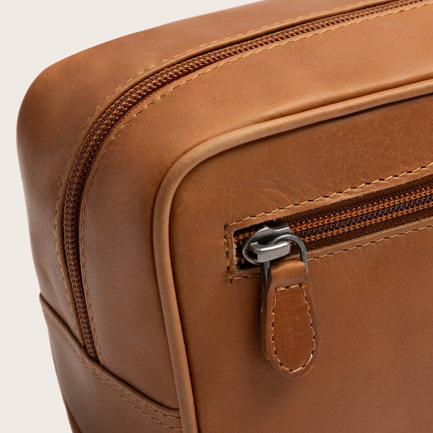 Leren Toilettas Cognac Tavira