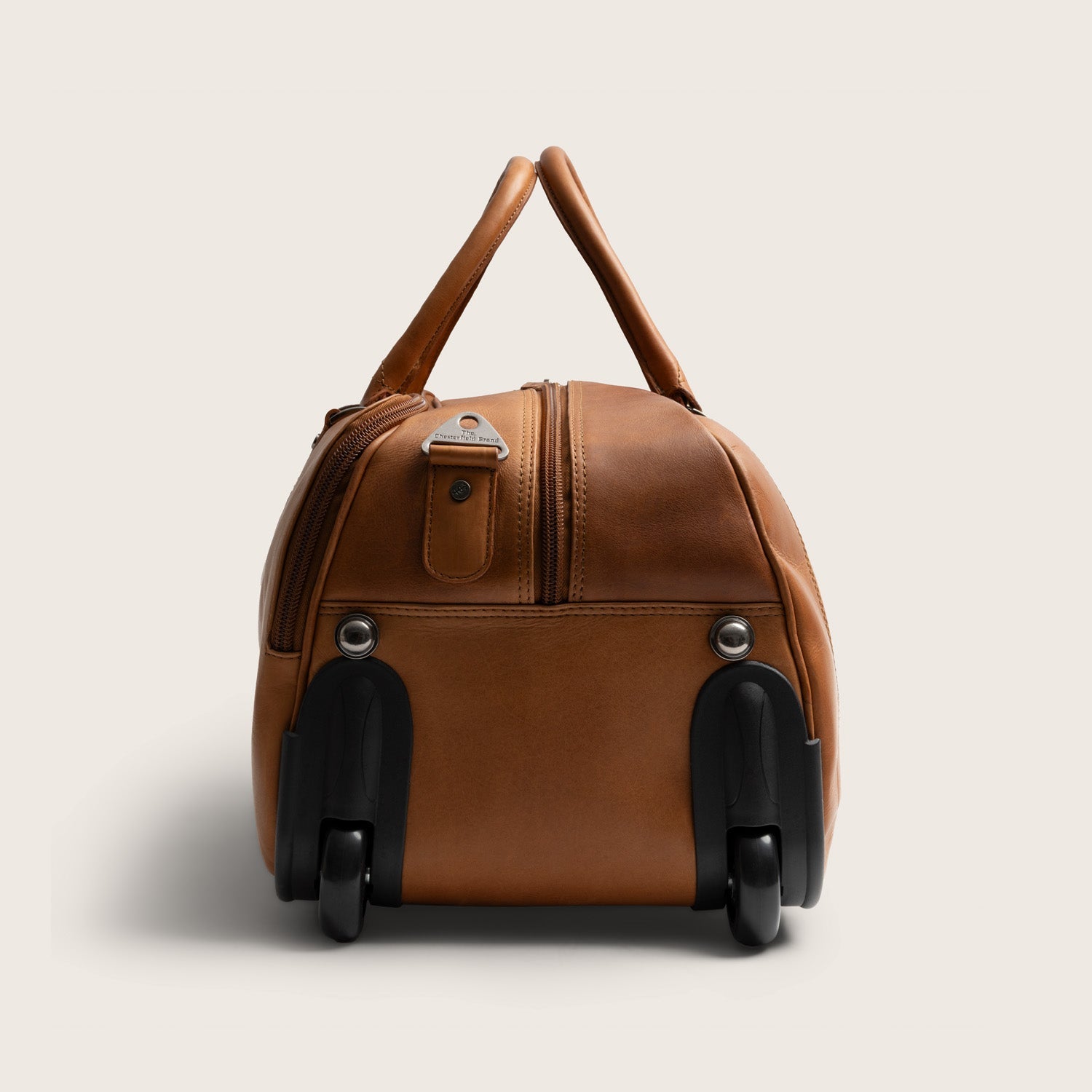 Leren Trolley Weekendtas Cognac Jayven