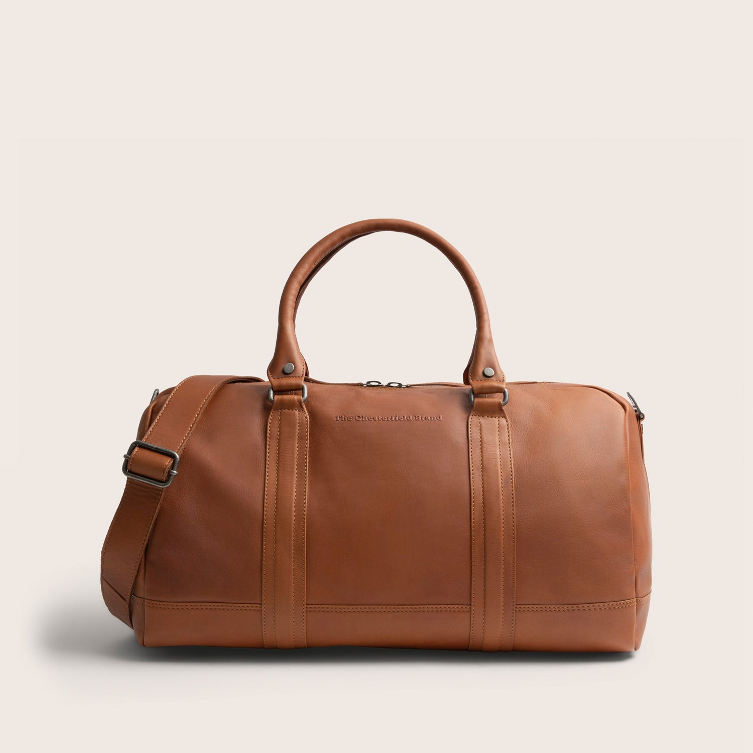 Leren Weekendtas Cognac Perth