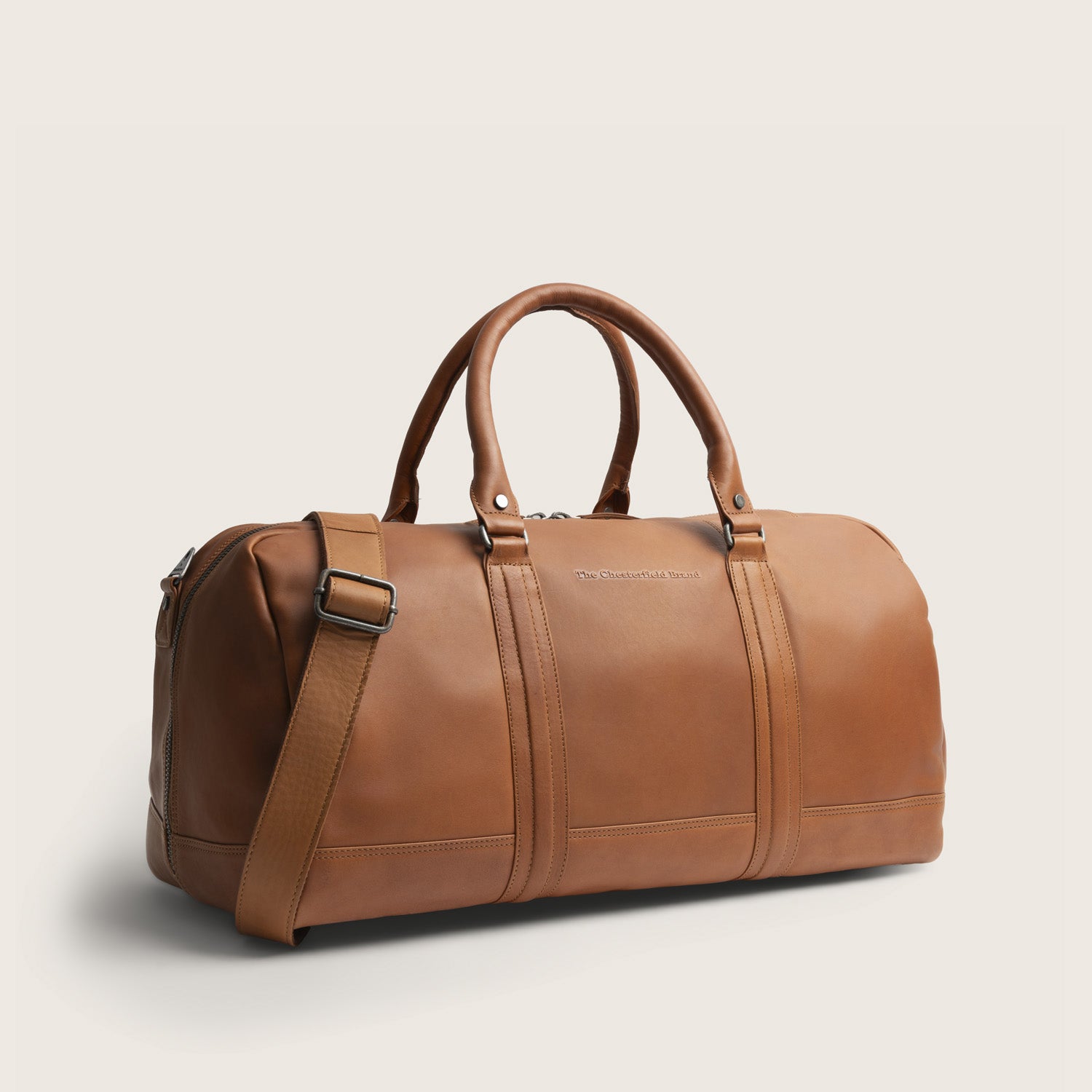 Leren Weekendtas Cognac Melbourne