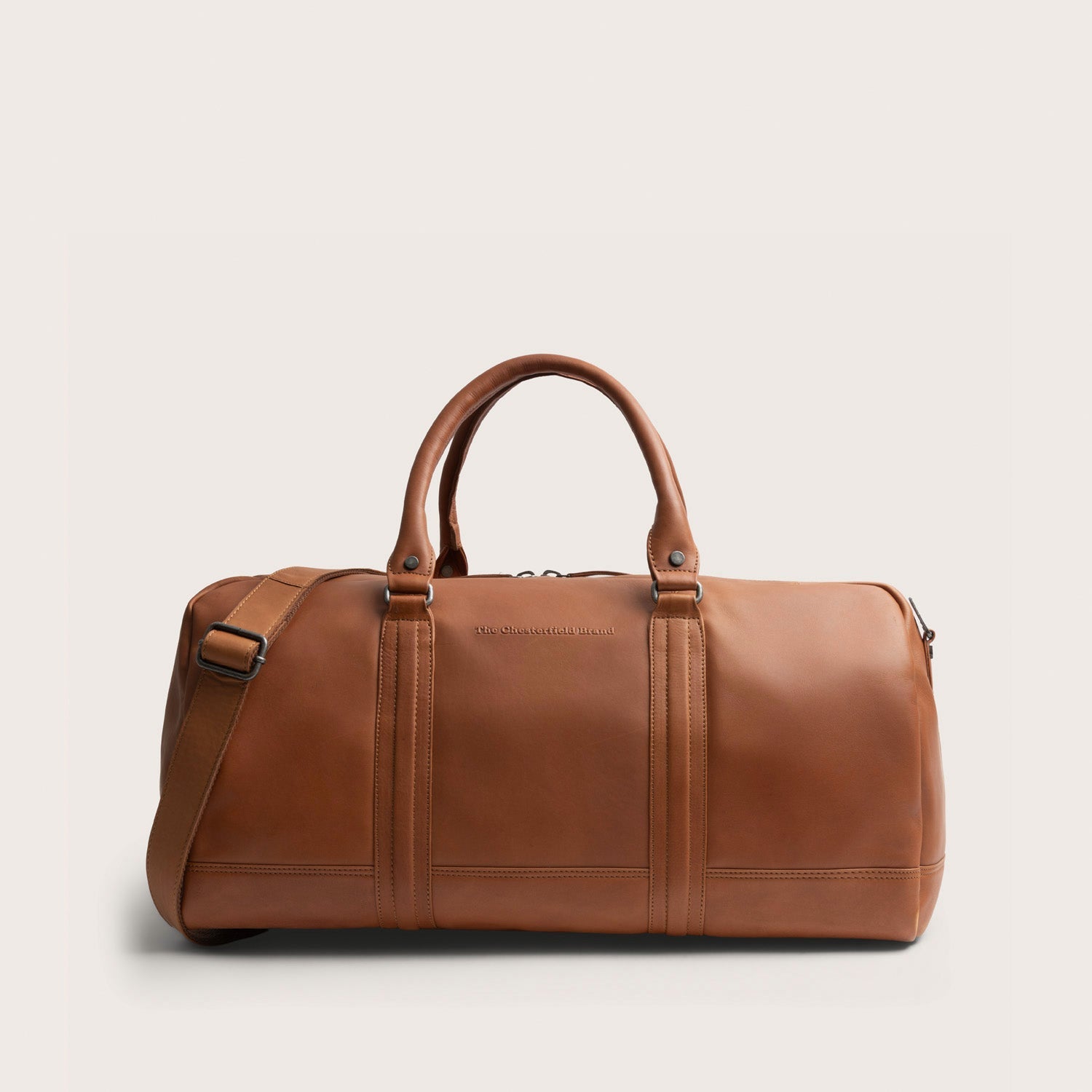 Leren Weekendtas Cognac Melbourne