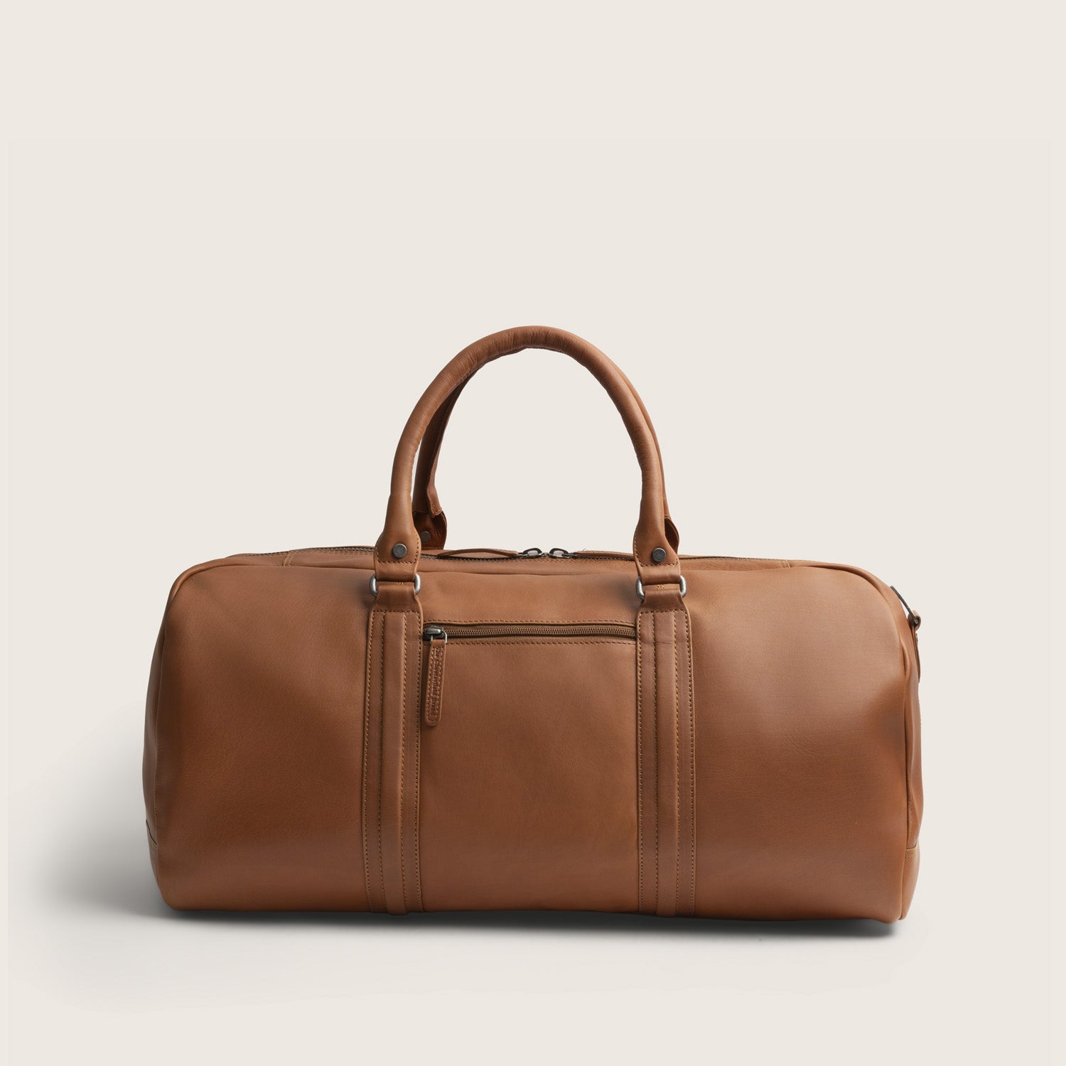 Leren Weekendtas Cognac Melbourne