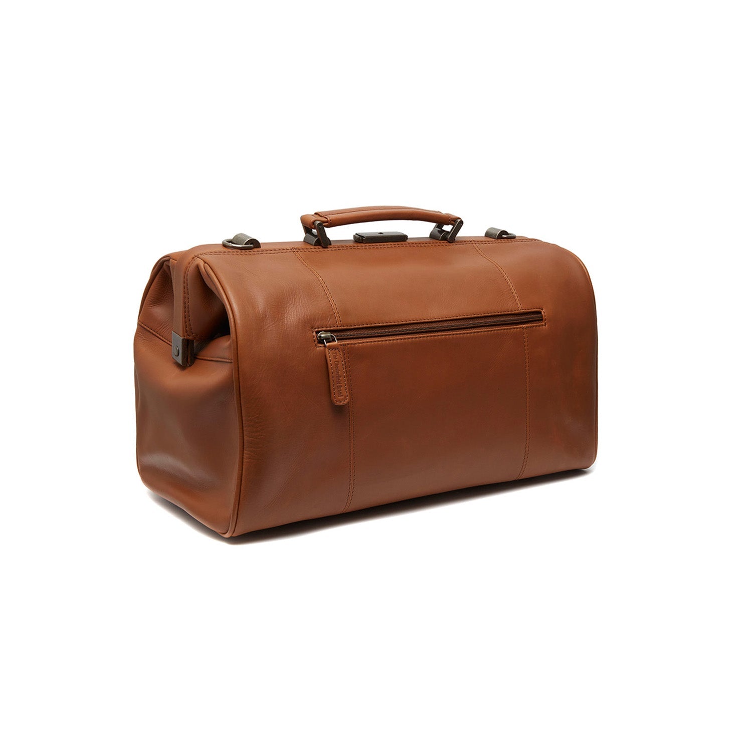 Leren Weekendtas Cognac Texel