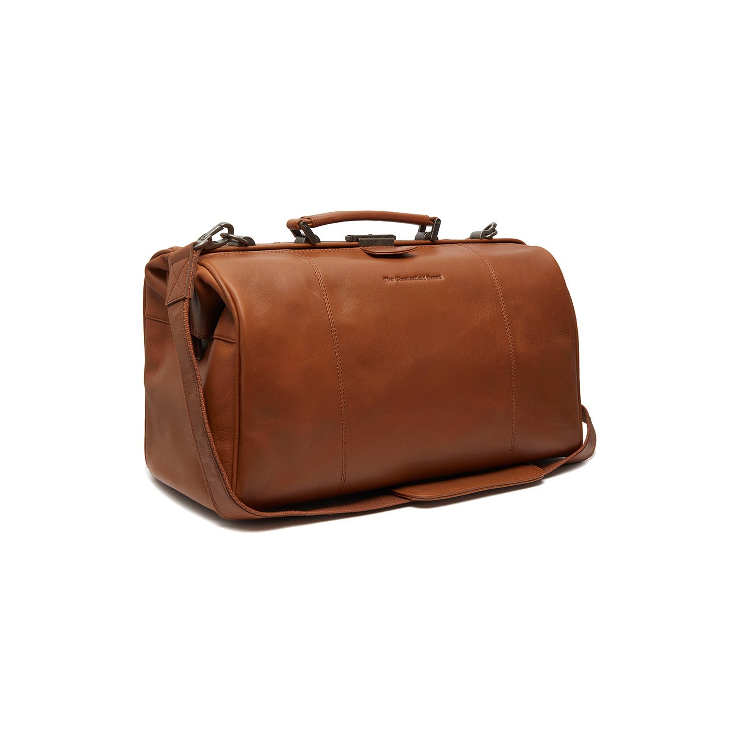 Leren Weekendtas Cognac Texel