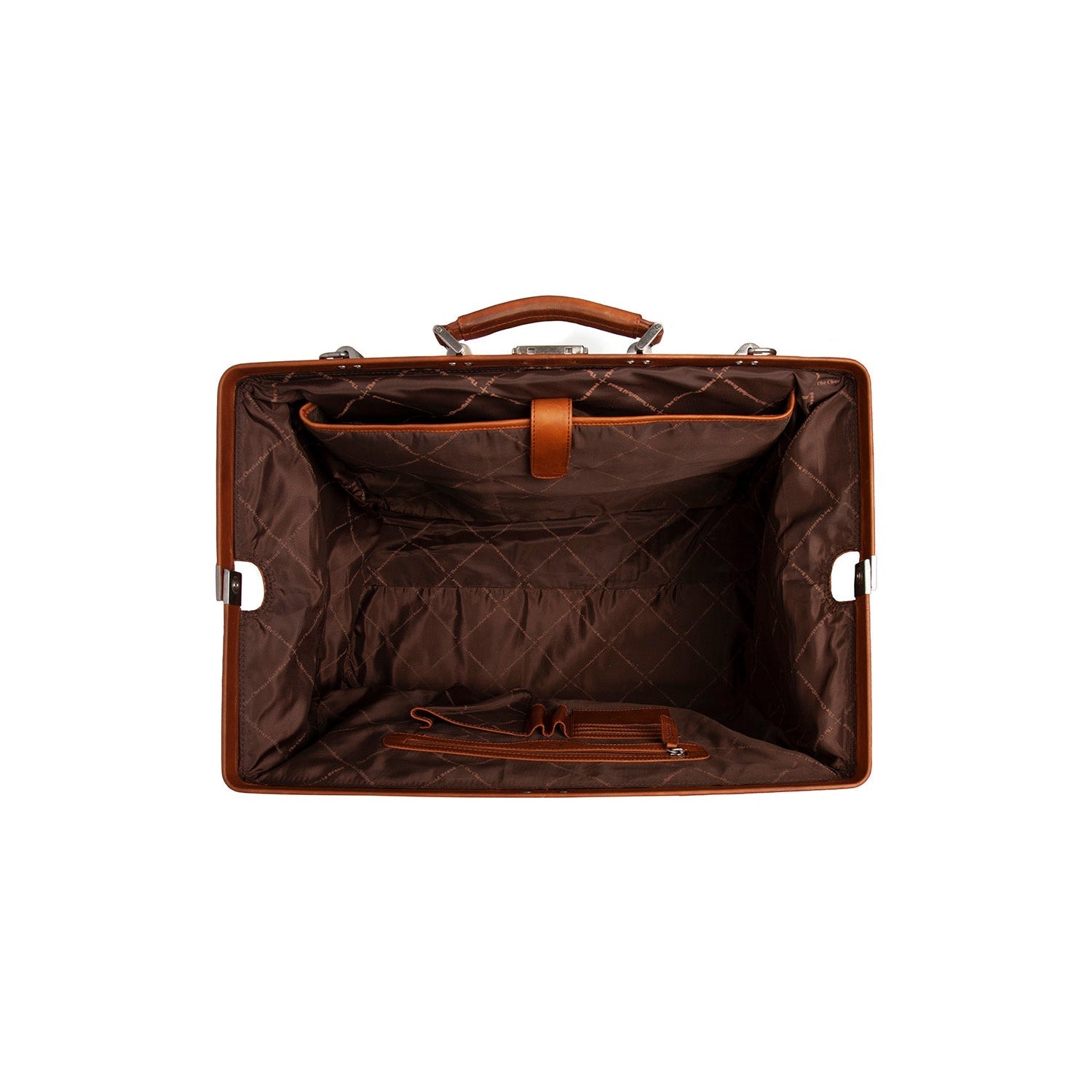 Leren Weekendtas Cognac Corfu